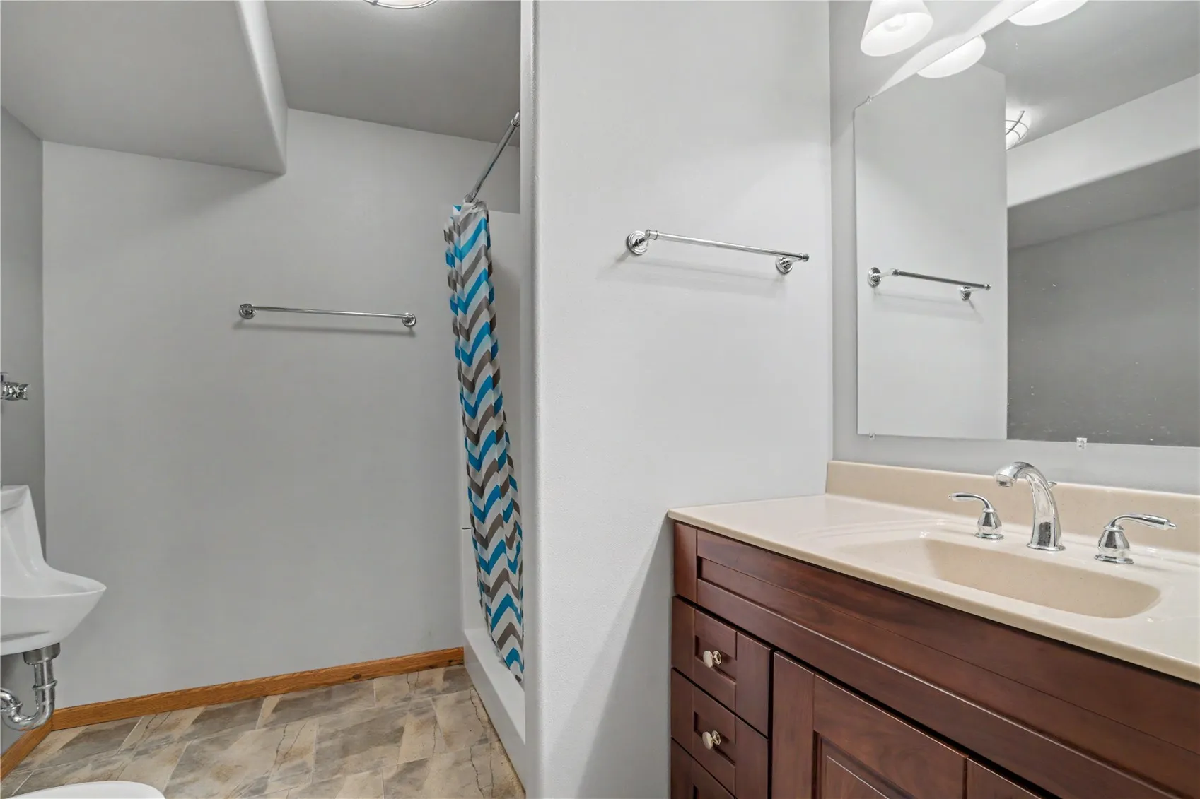 Lower level bathroom
