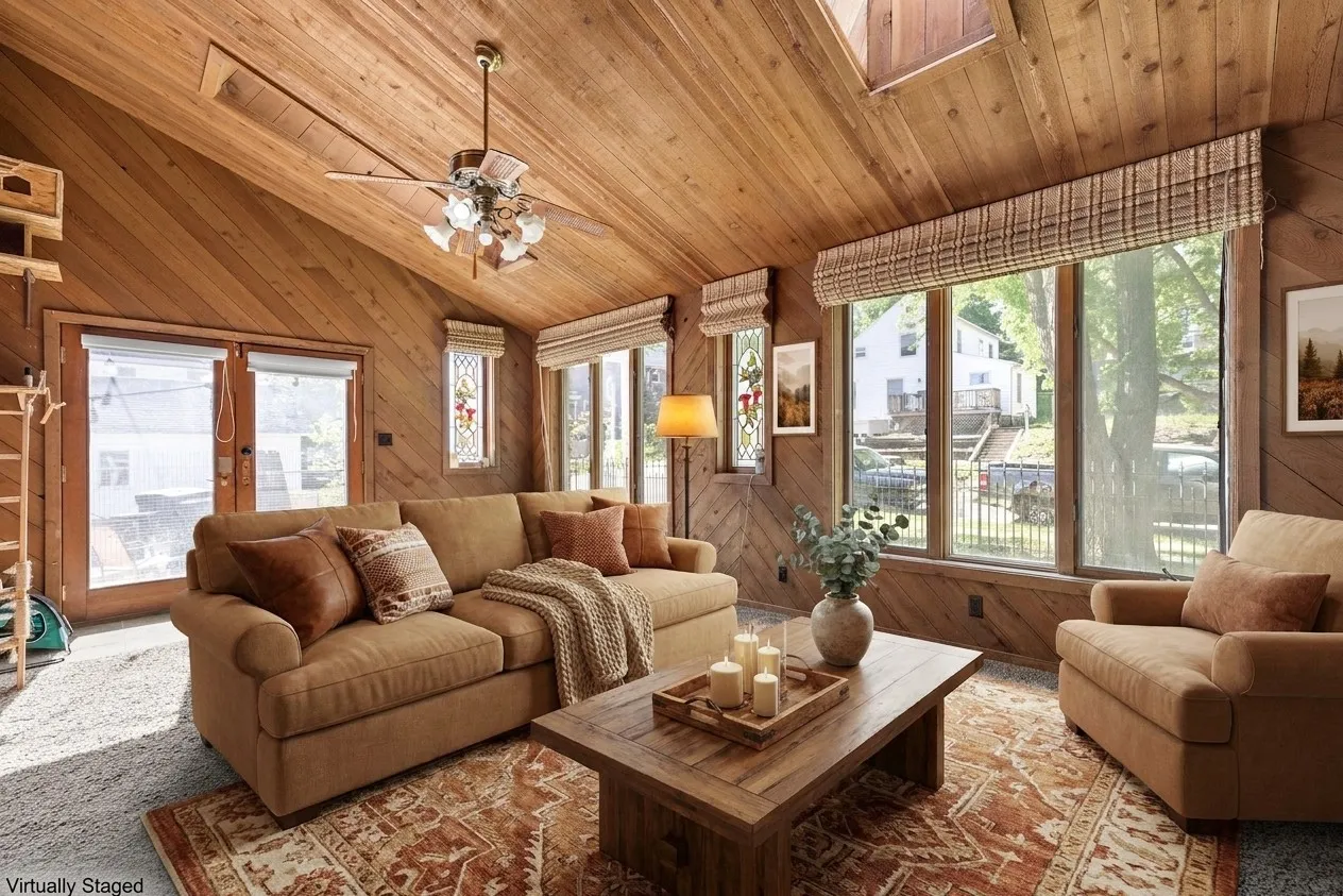 4 Seasons Family Room Staged