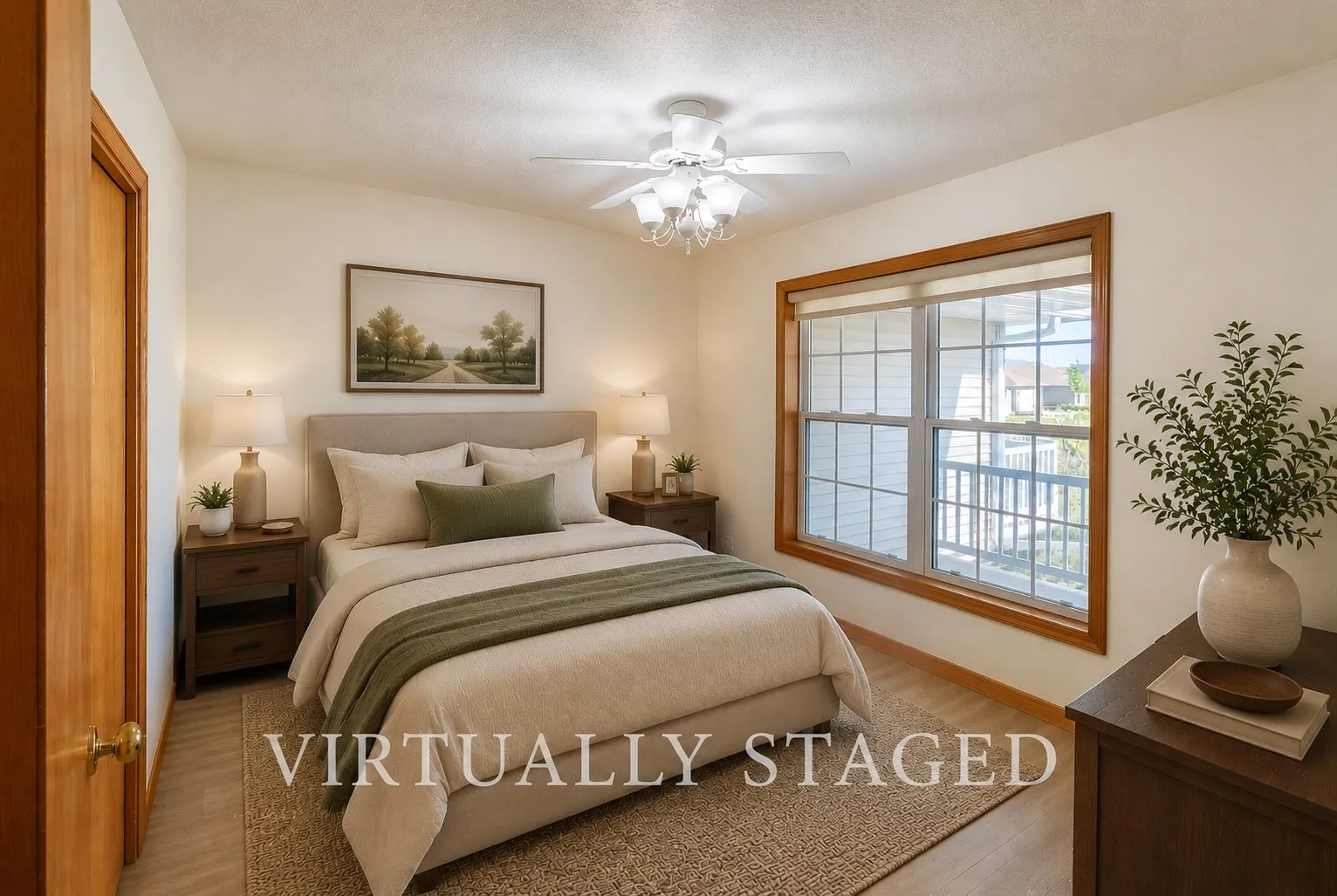 Bedroom Virtually Staged