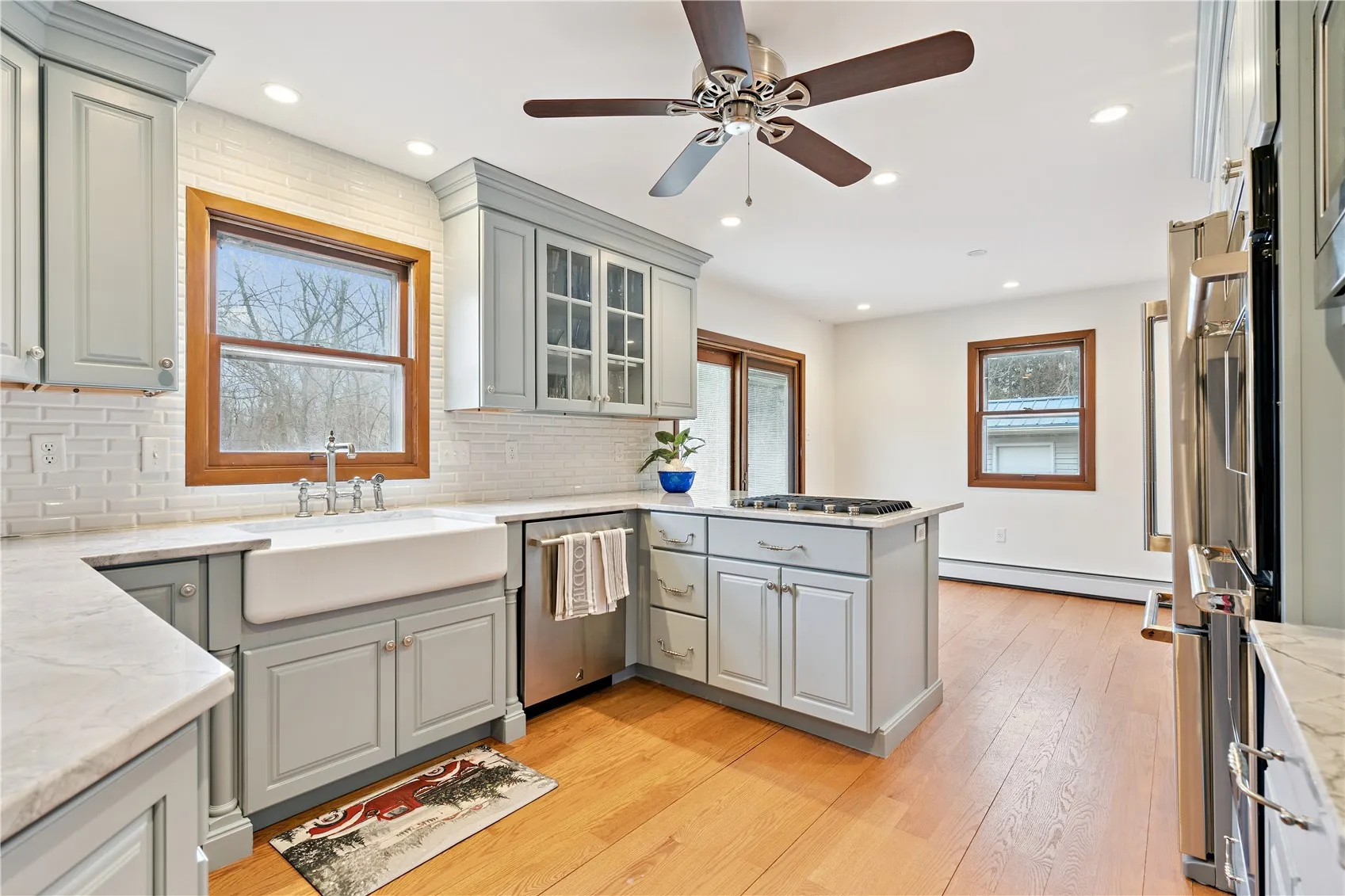Remodeled kitchen