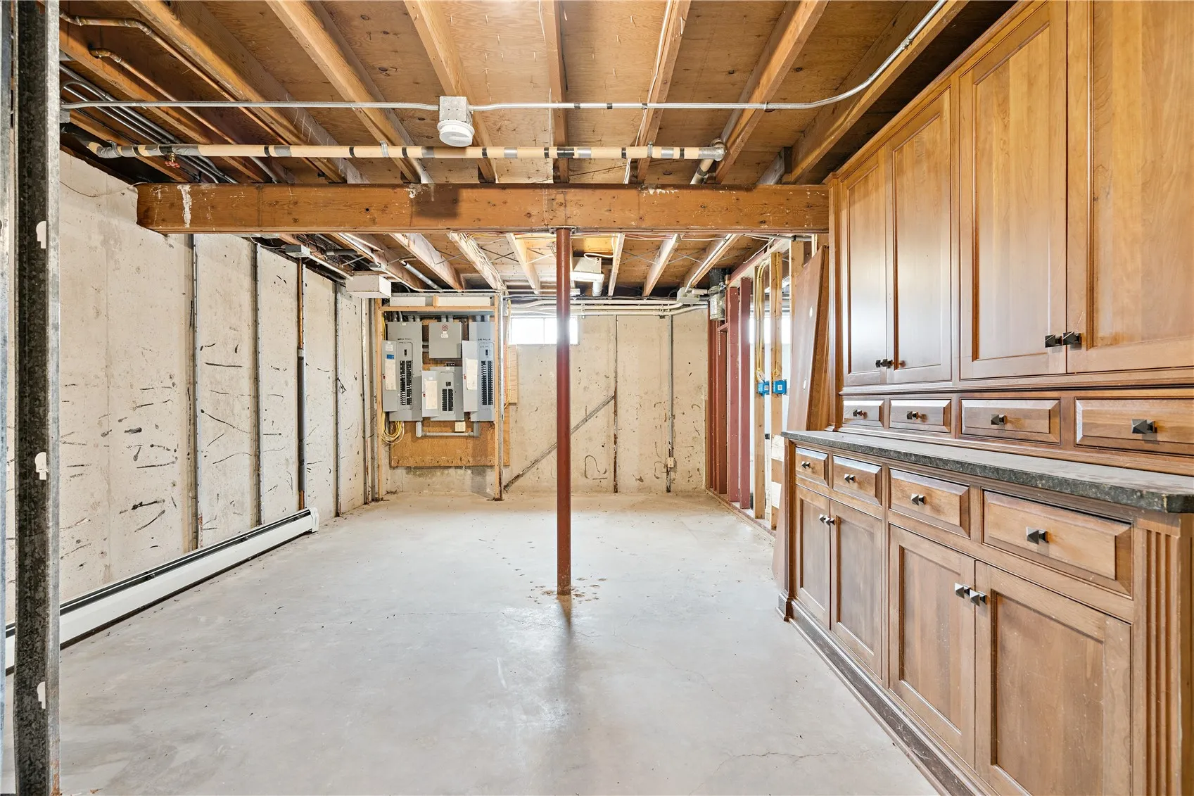 Unfinished basement