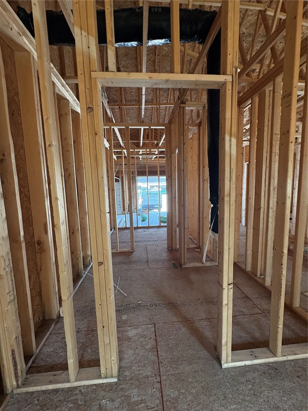 Your future master bath and closet