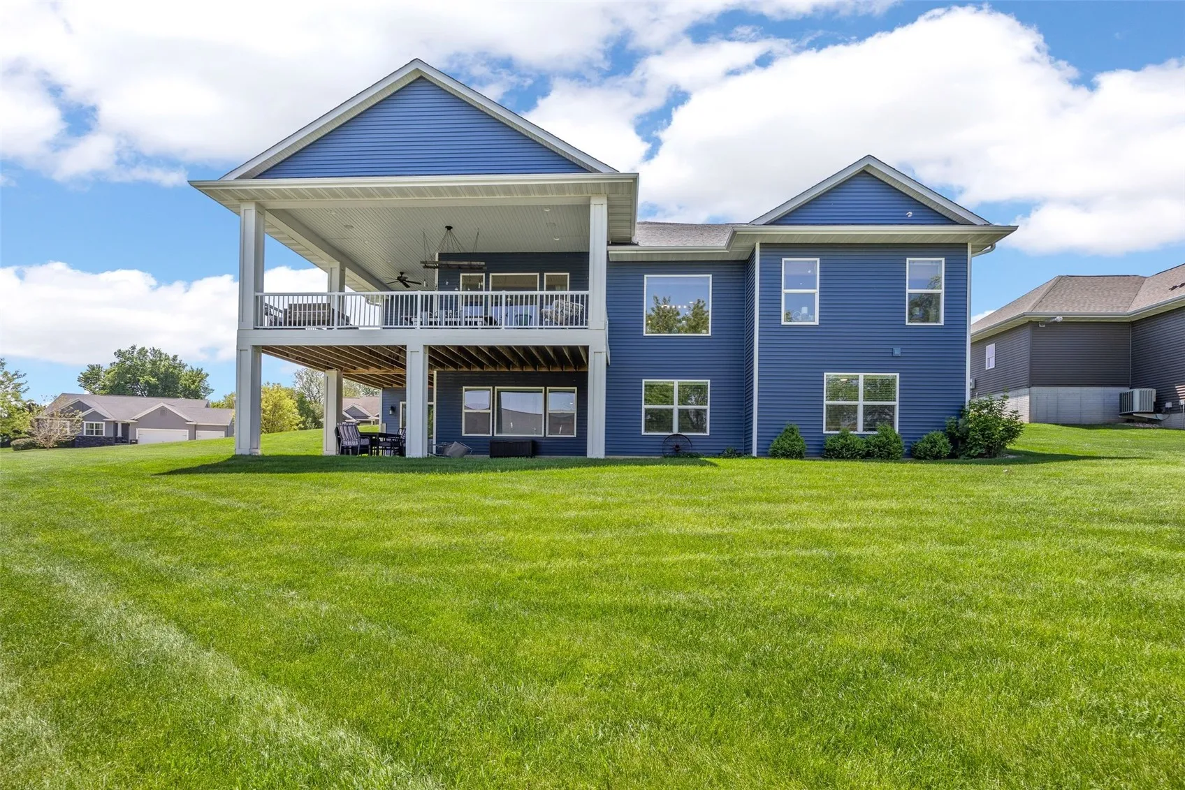 Great view of the back of the property.