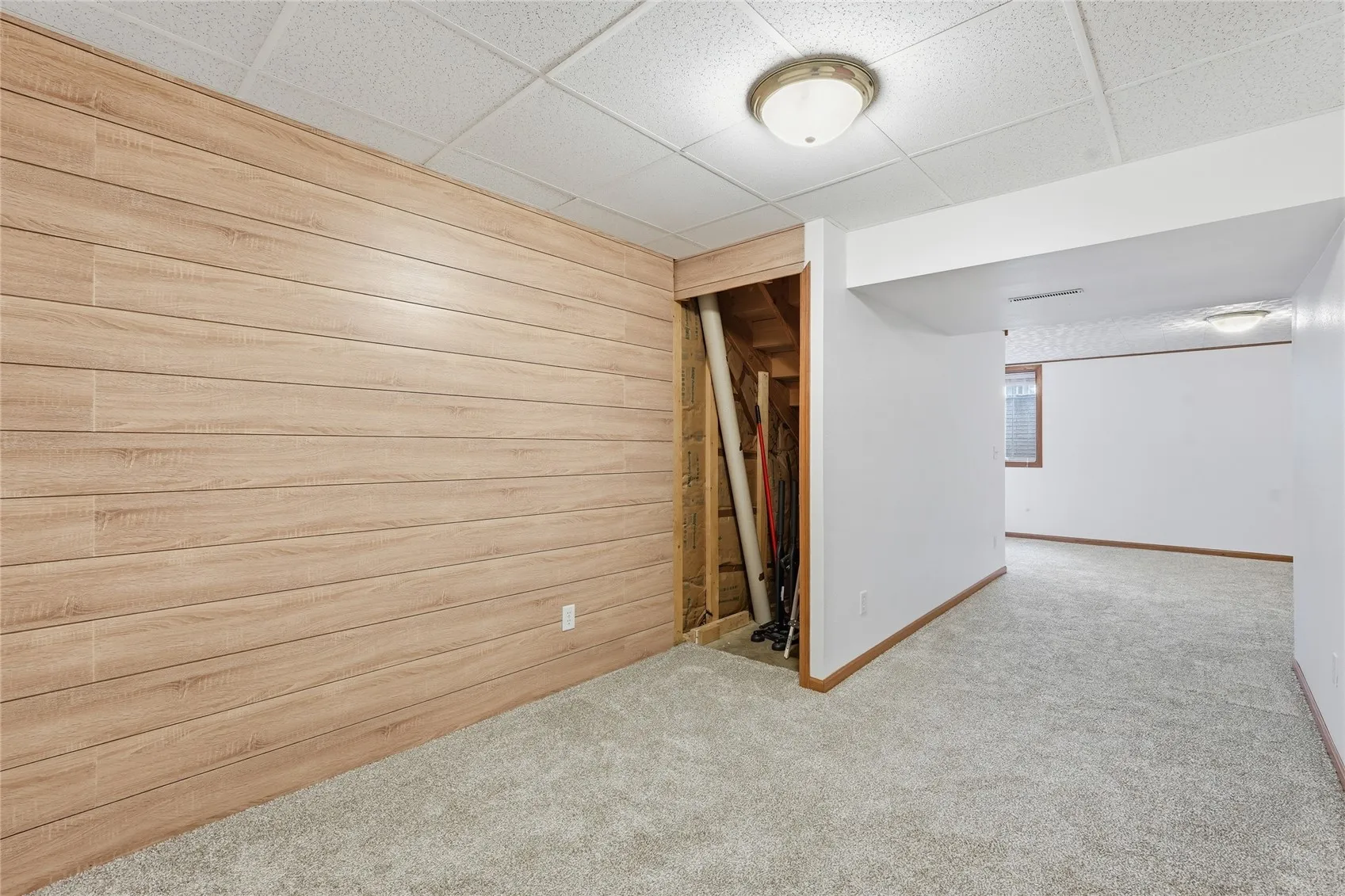 Lower level rec room