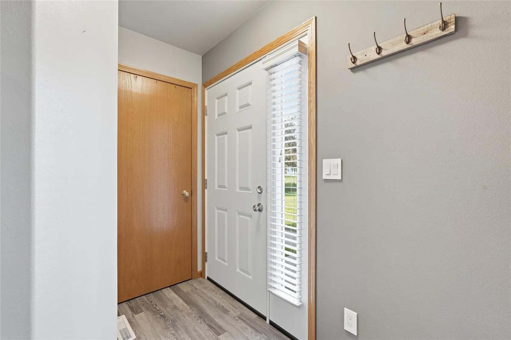 Inside front door