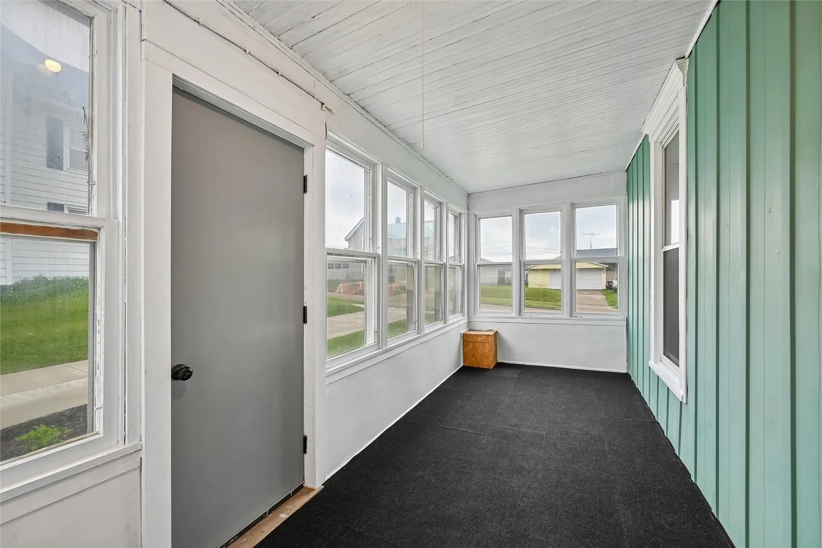 Enclosed front porch