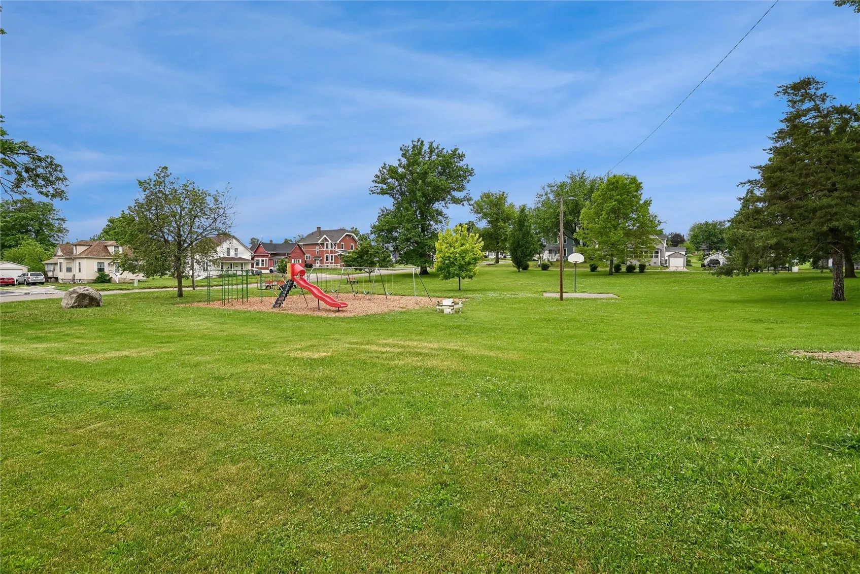 Park in the back