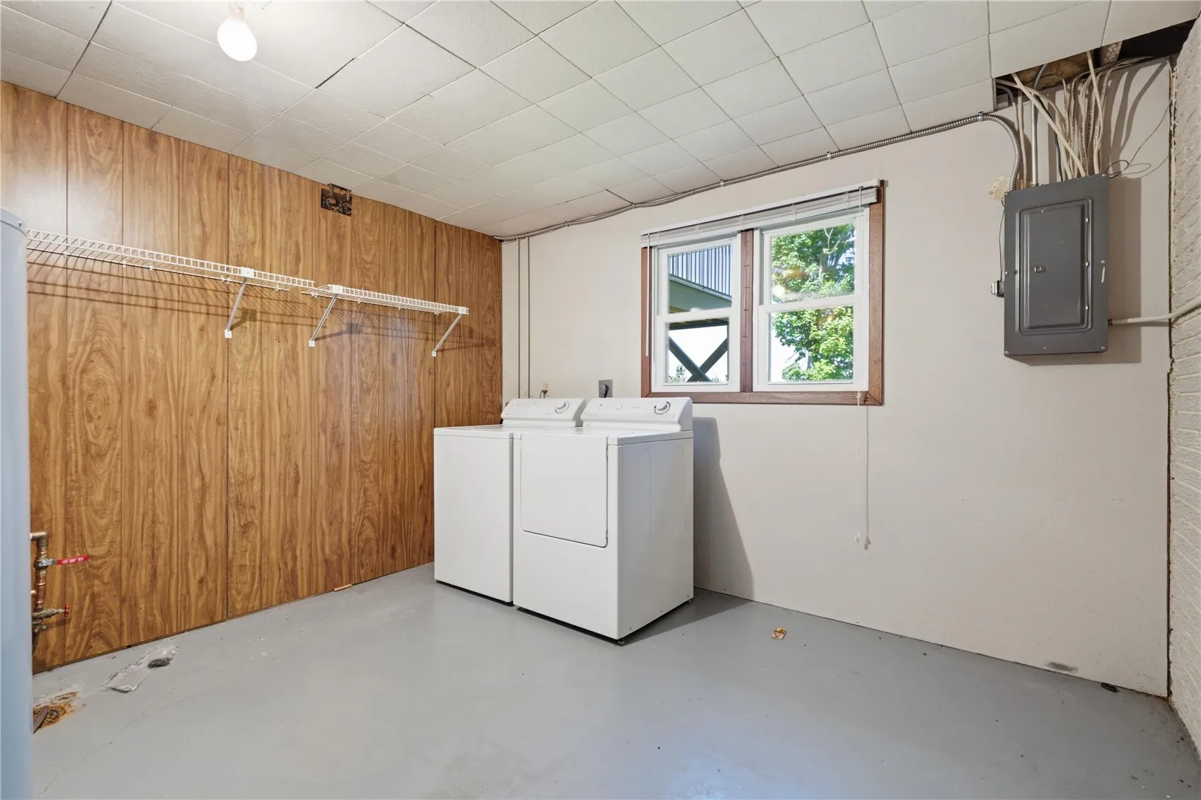 downstairs laundry