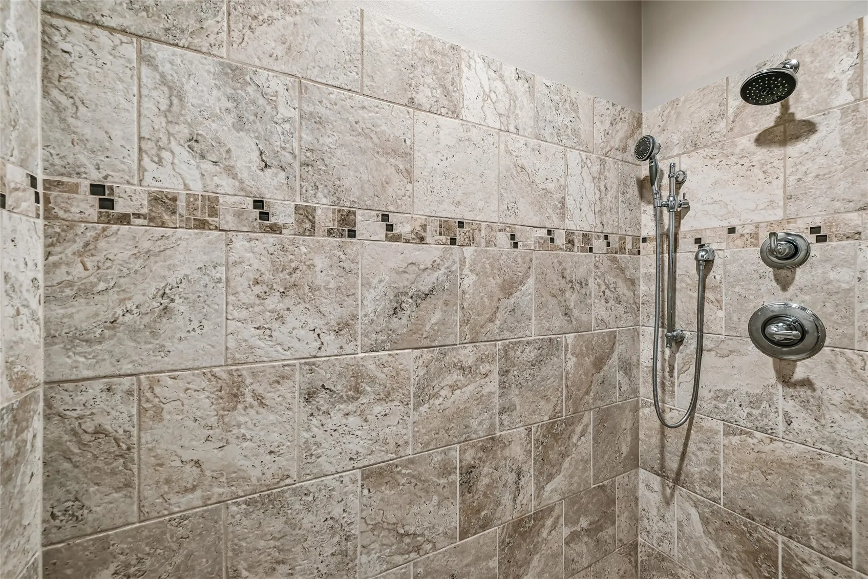 Upgraded Tile Shower