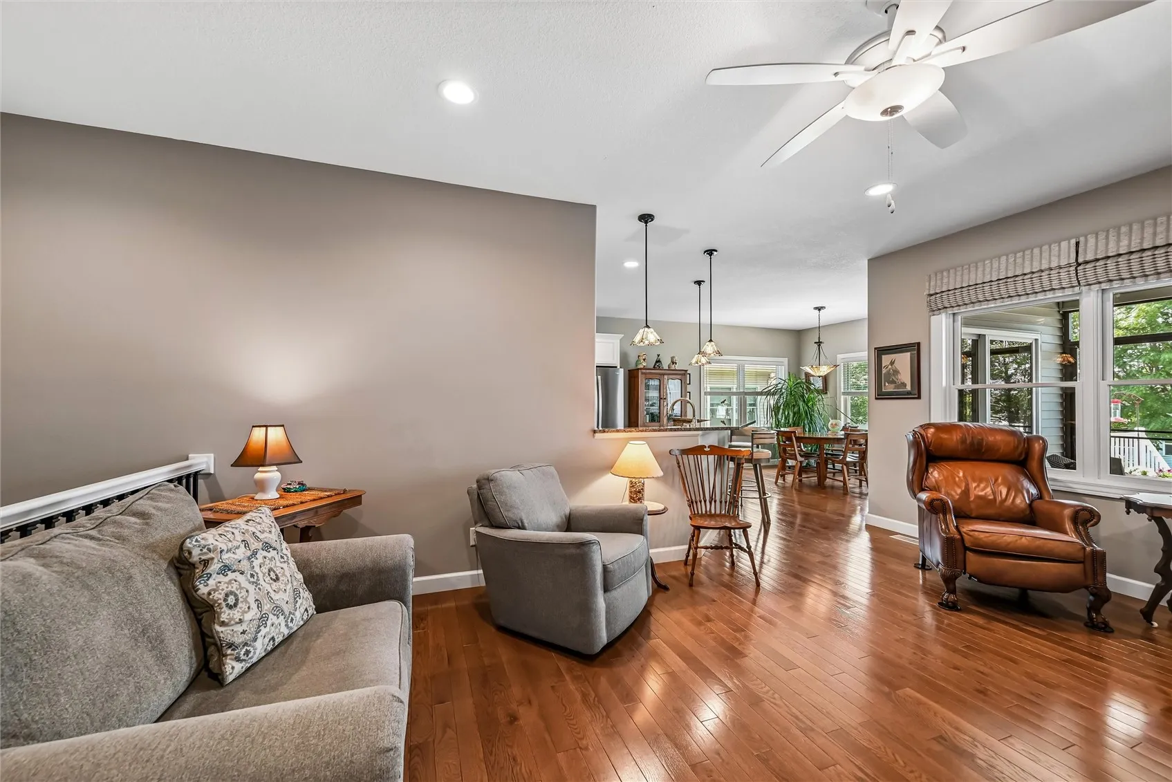 View to Kitchen & Dining Area