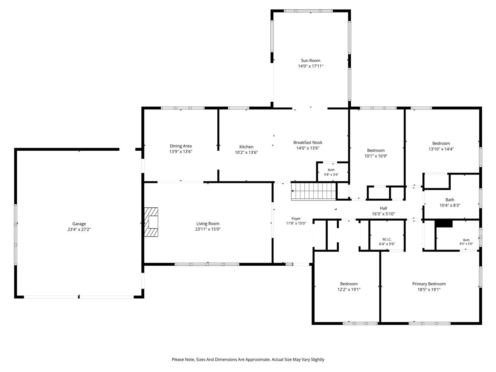 Level one has FOUR large bedrooms, formal dining, four season sun room, living room and a large living room.