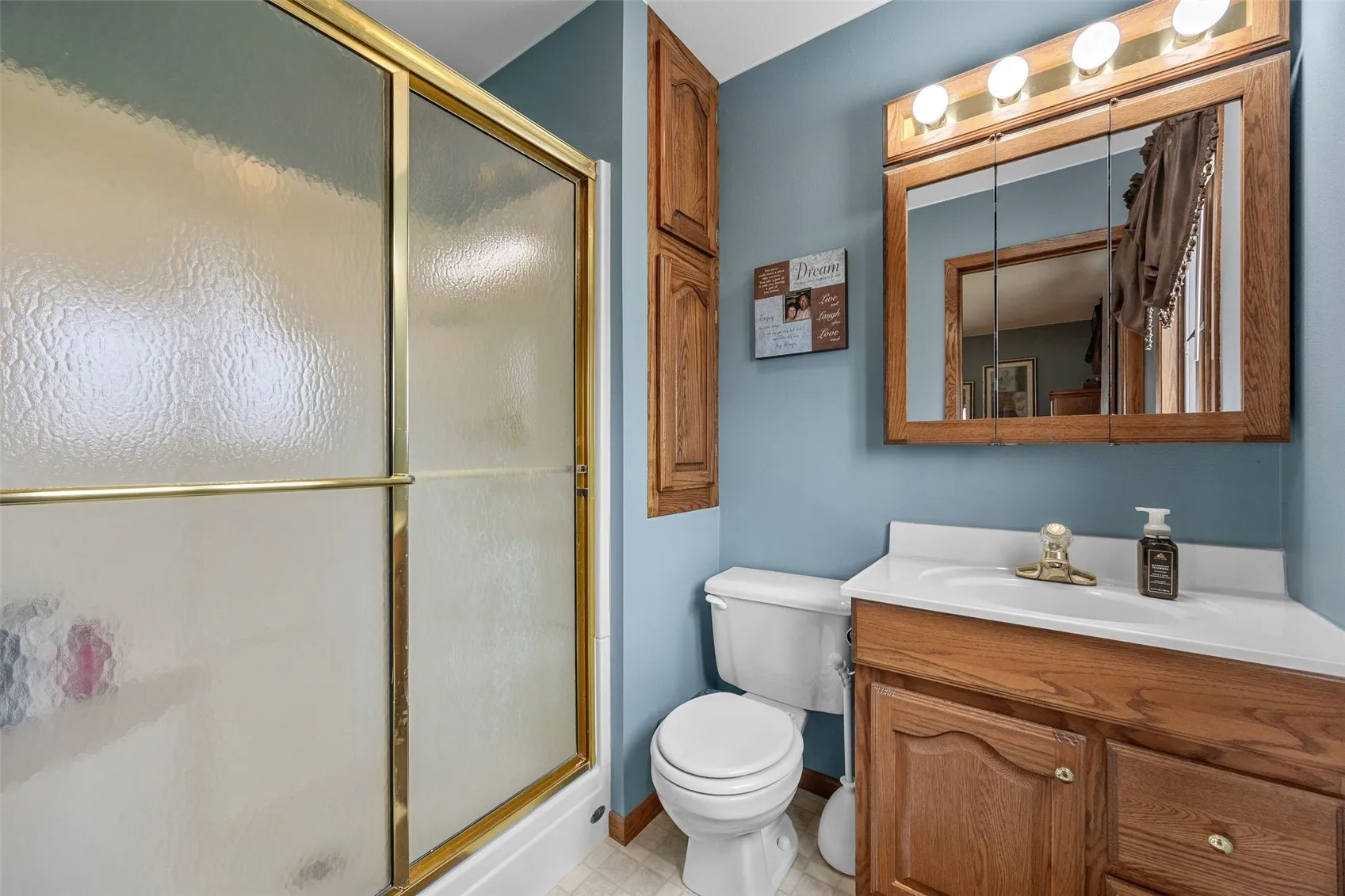 Primary bathroom.