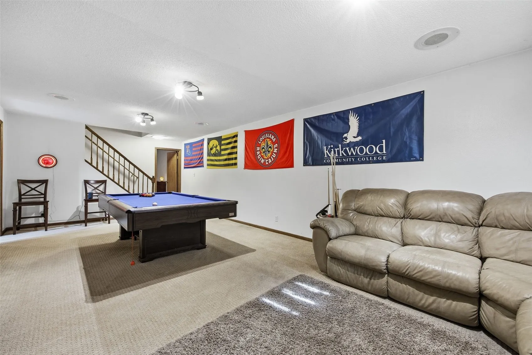 basement family room