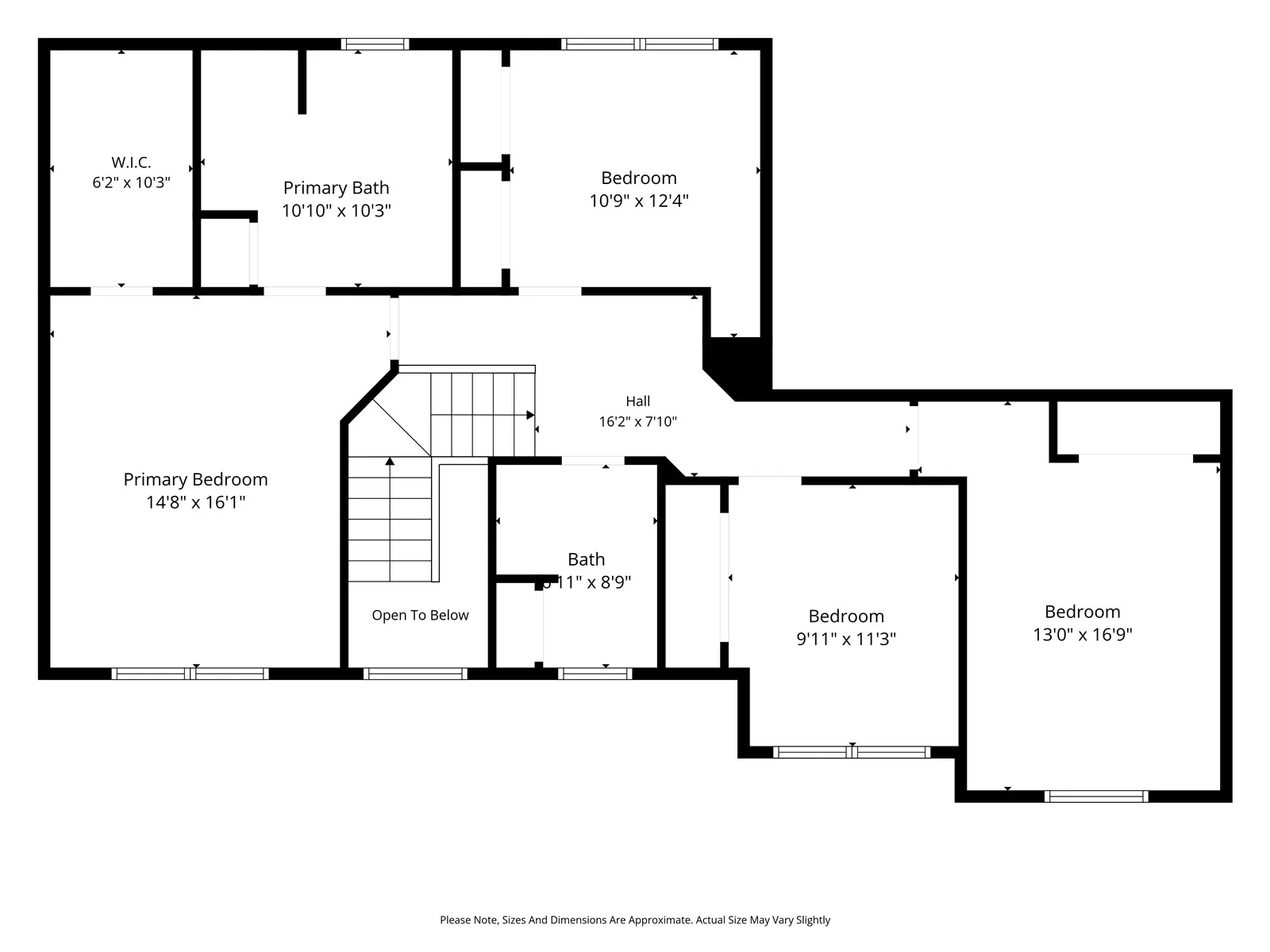 Upper Level Floor Plan