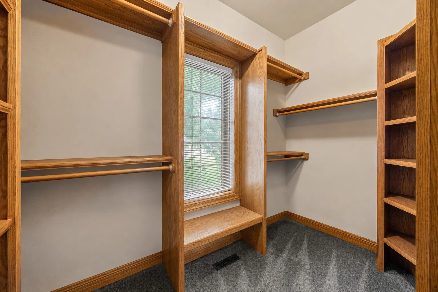 Boutique walk-in closet