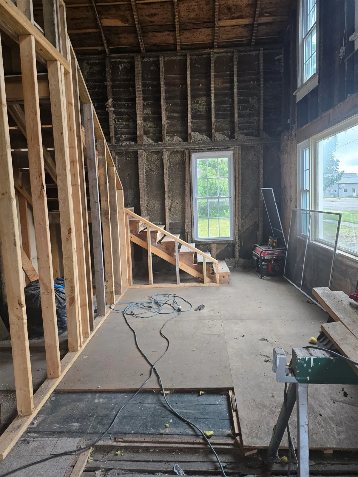 front entry/ stair well