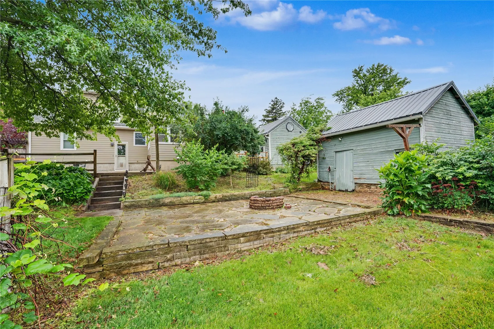 Lower Patio with Fire Pit