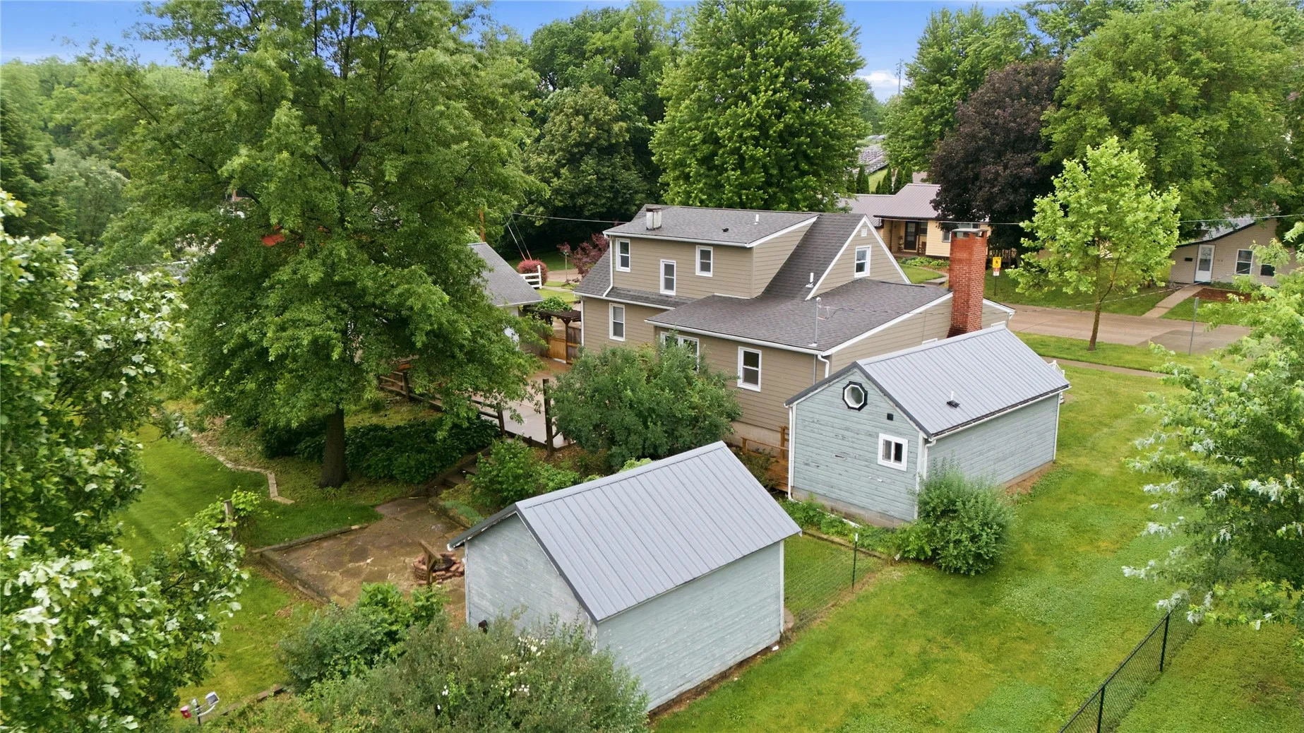 Aerial Back West Side
