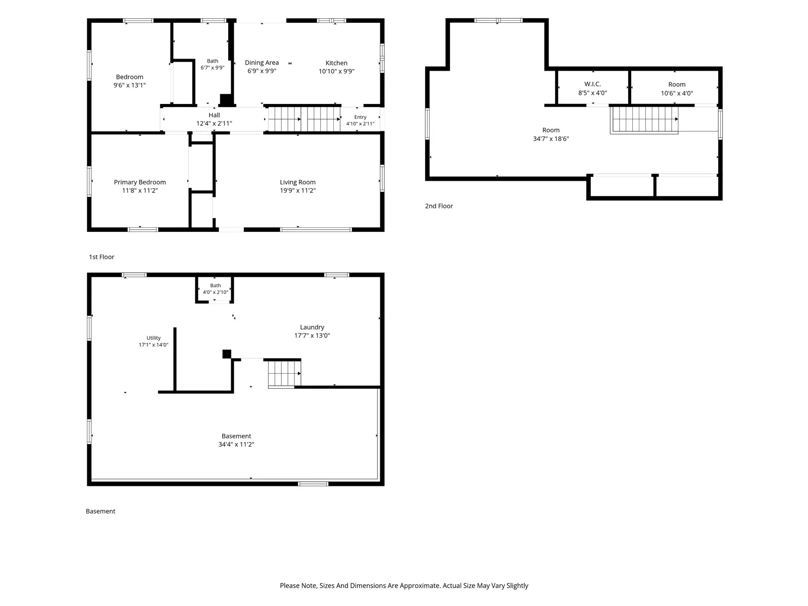 1.5 story home with finished 2nd level, 1st floor primary, and partially-finished lower level