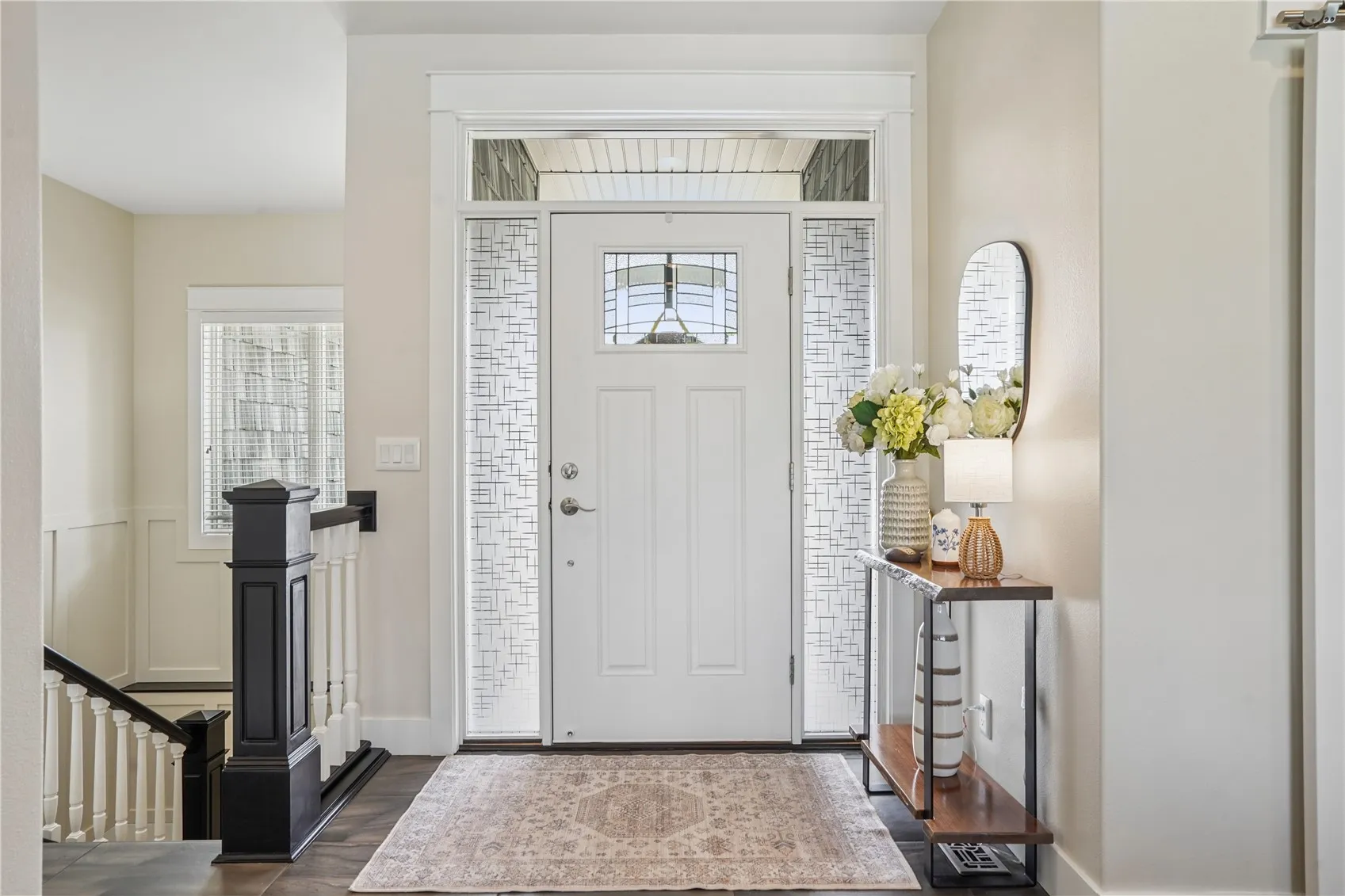 Welcoming foyer space