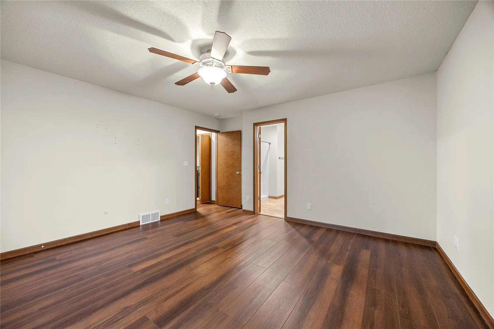 Access to primary bathroom and closet