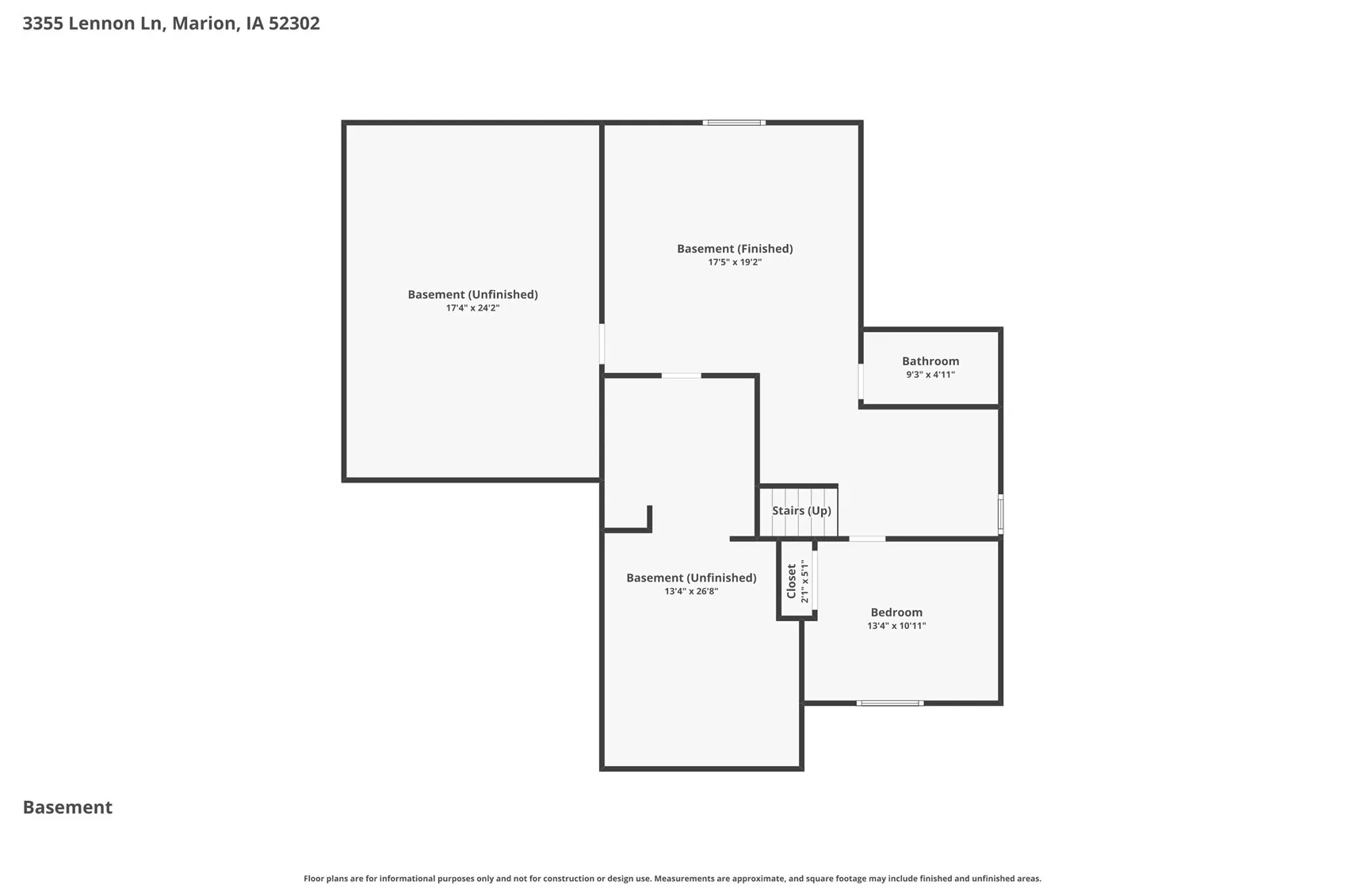 Floor plan: Lower Level