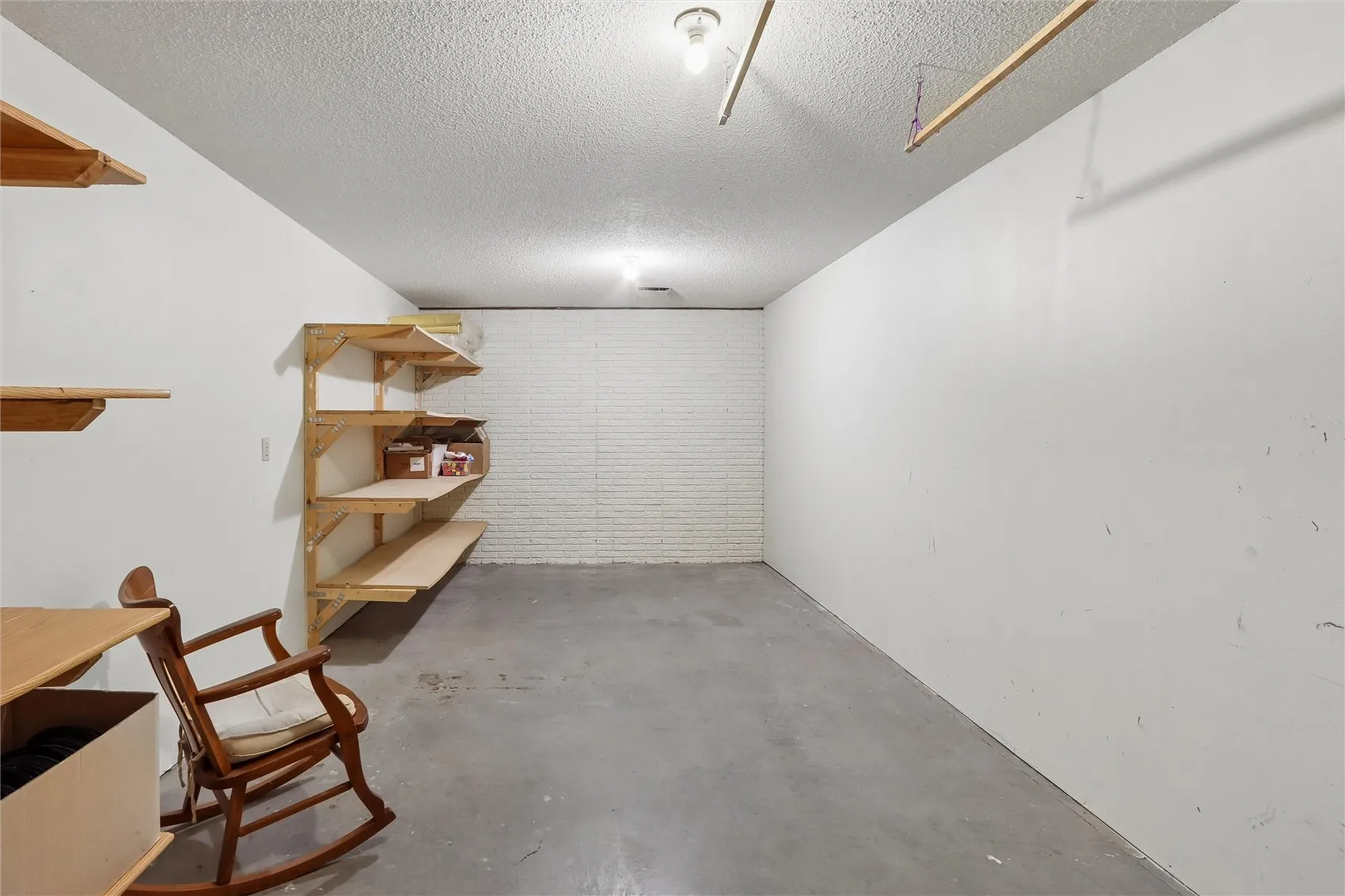 Large, secure personal storage room.