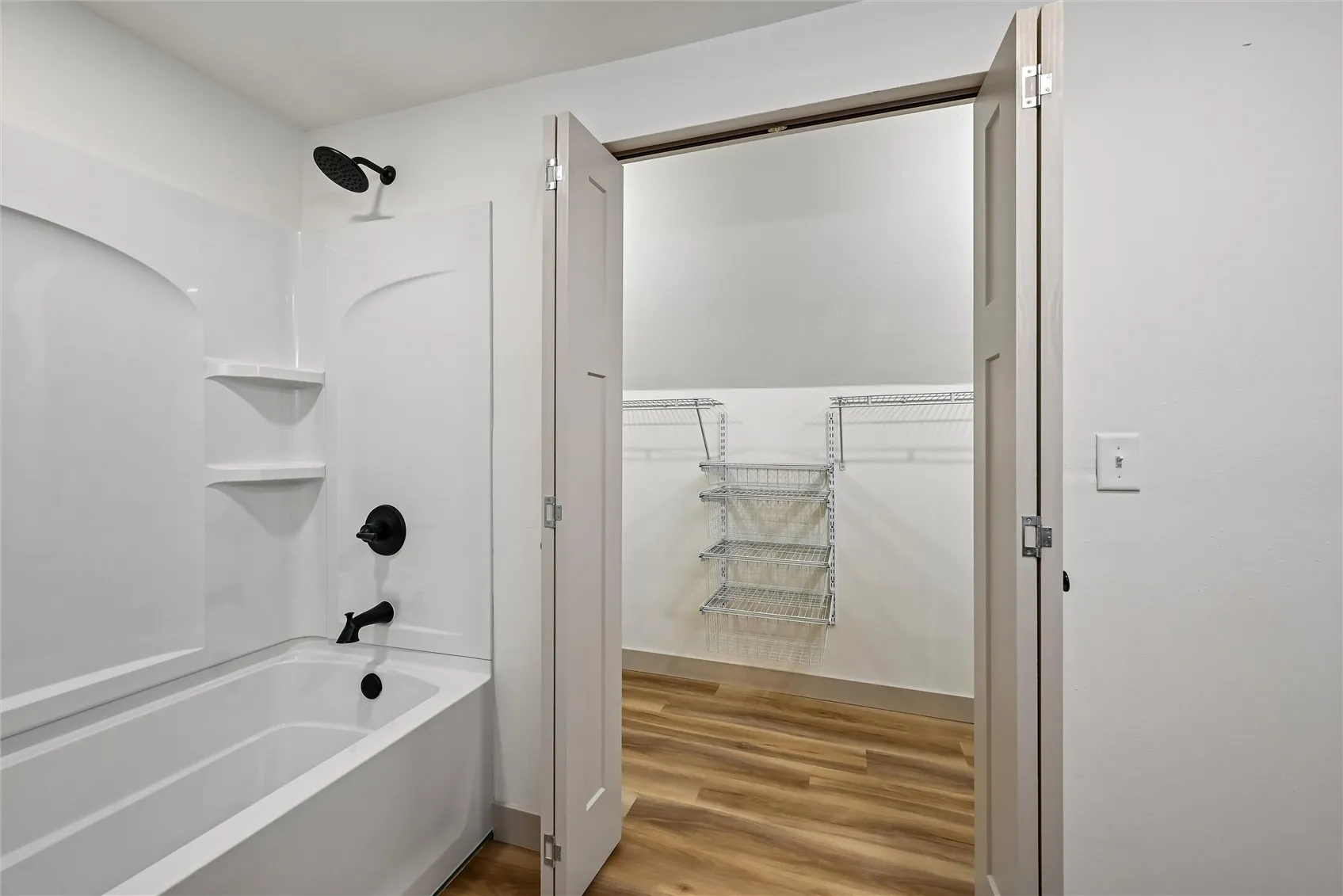 Primary bath and closet