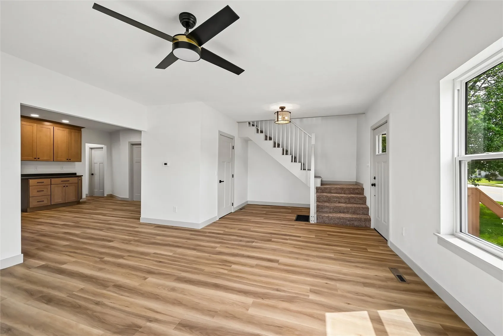 New staircase too