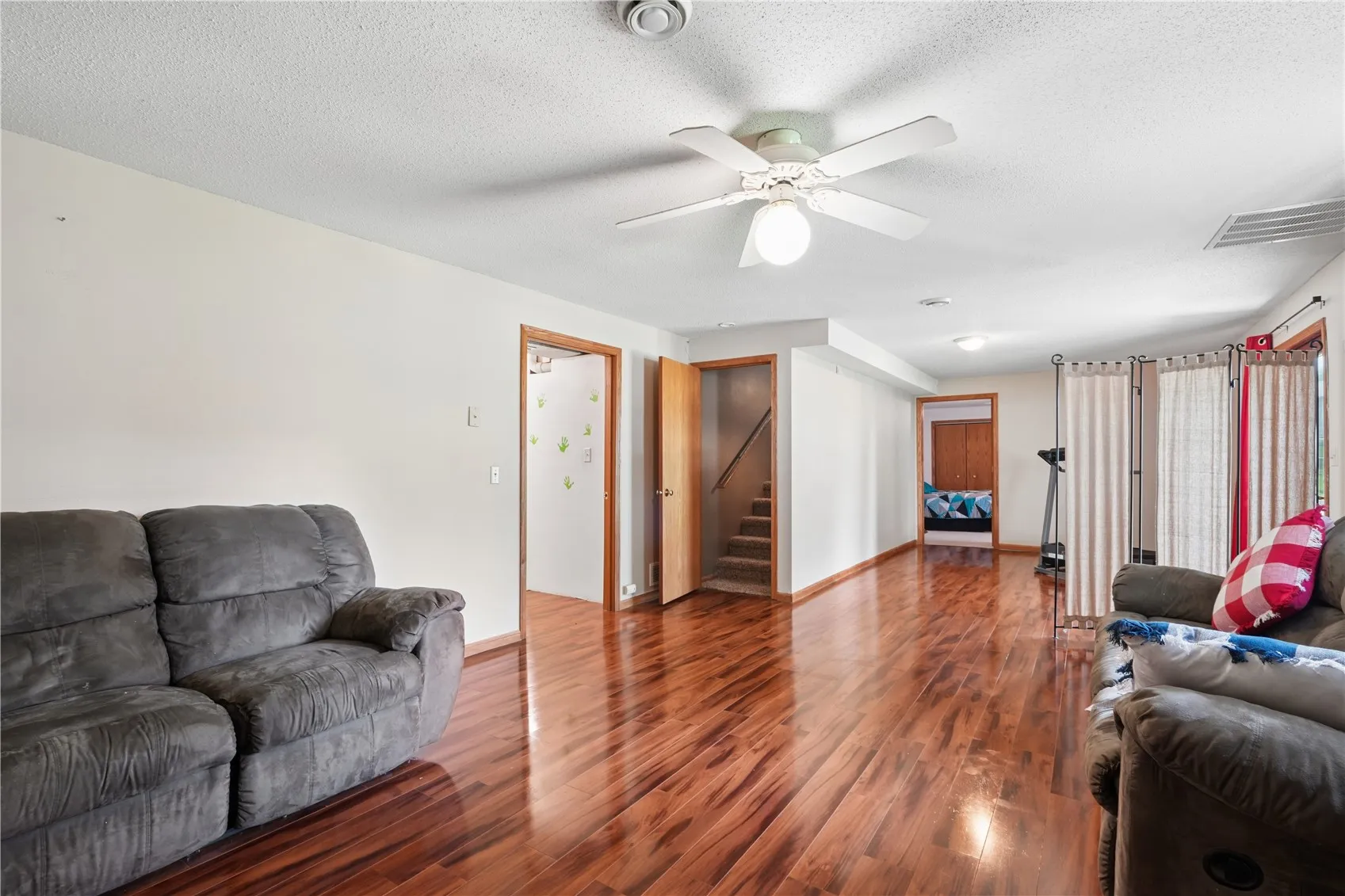 Lower-level family room