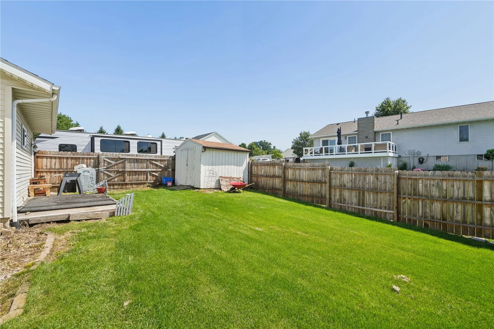 Backyard view