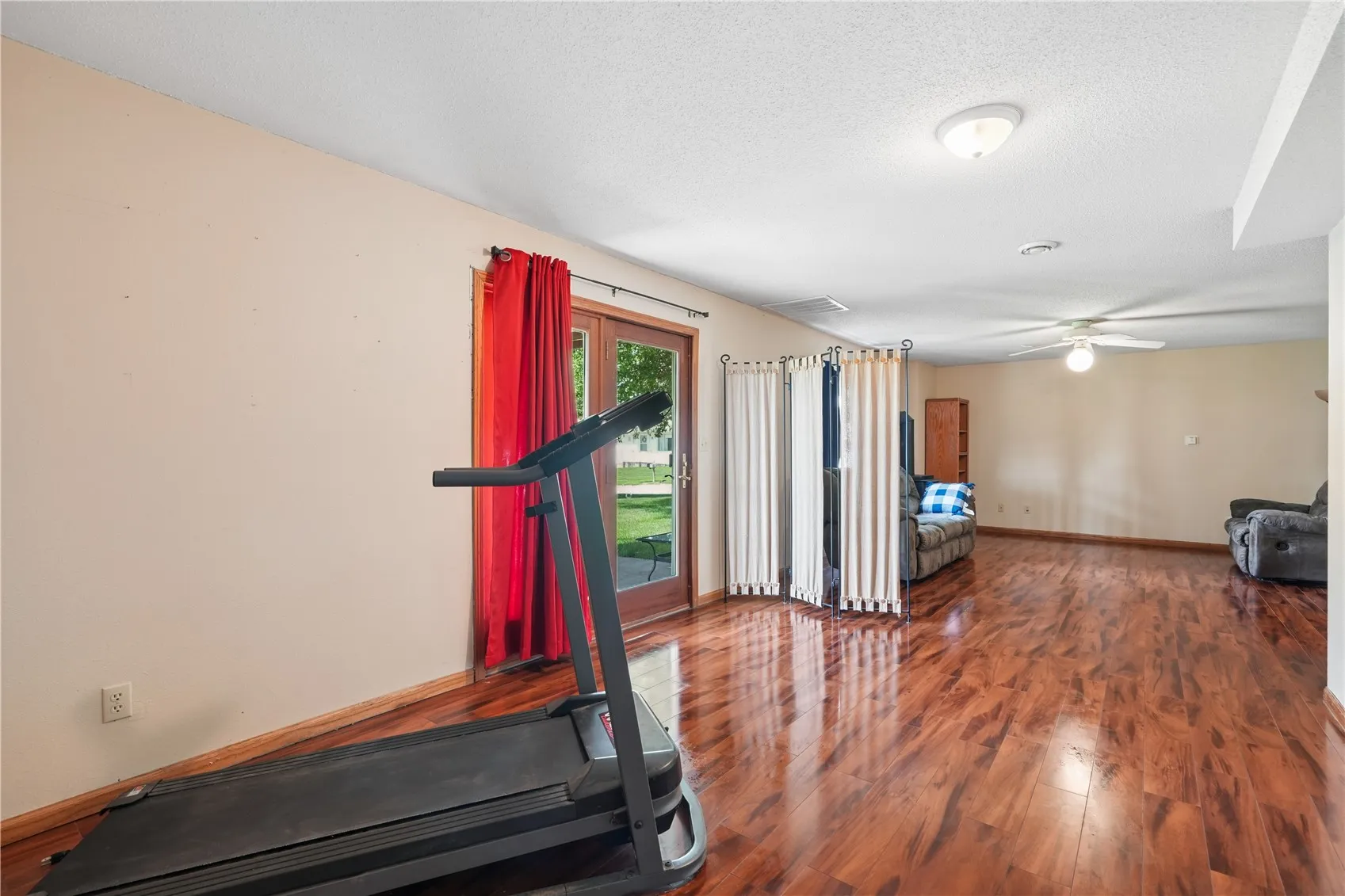 Lower-level family room