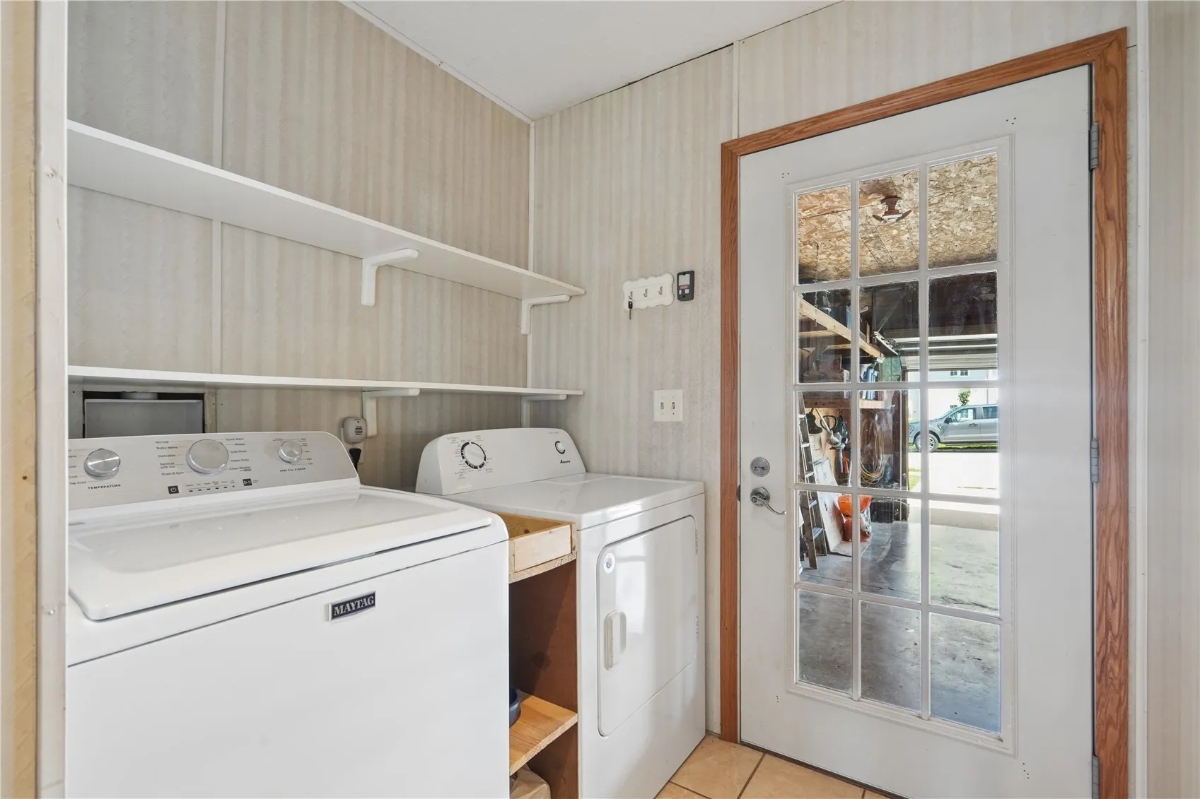 First floor laundry room
