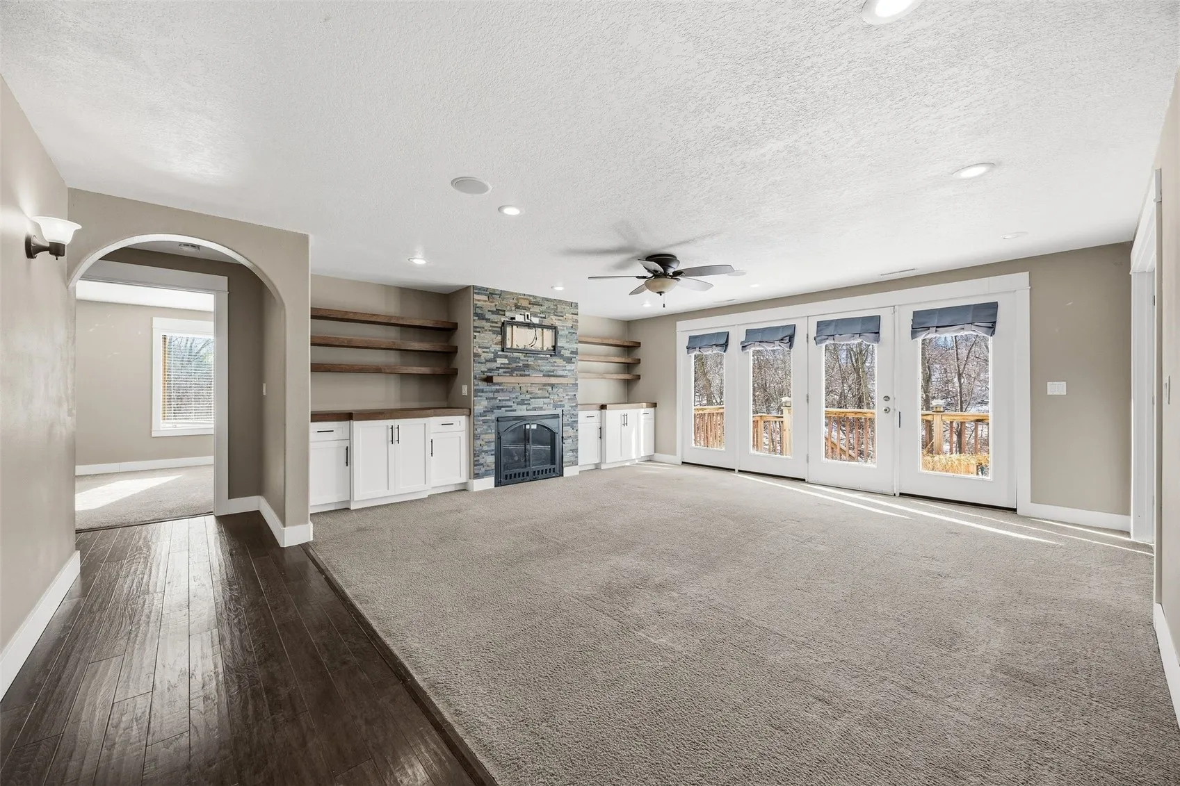 Lower level family room
