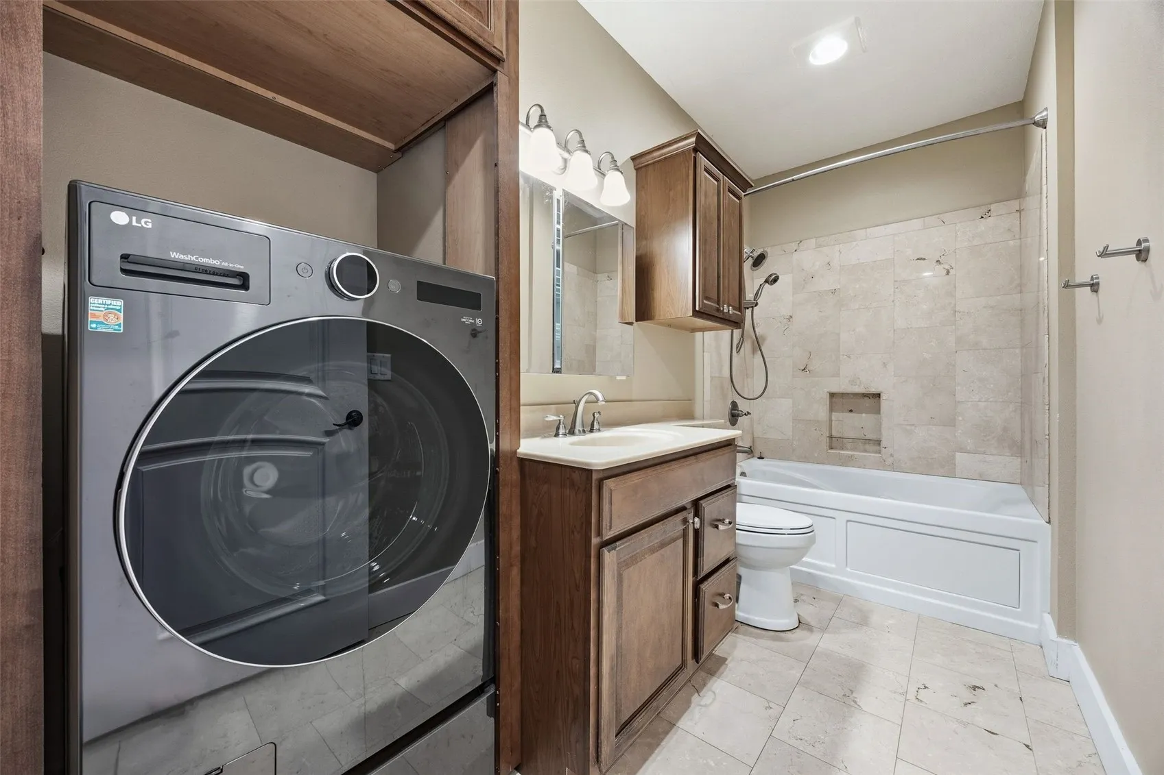 Lower level bathroom