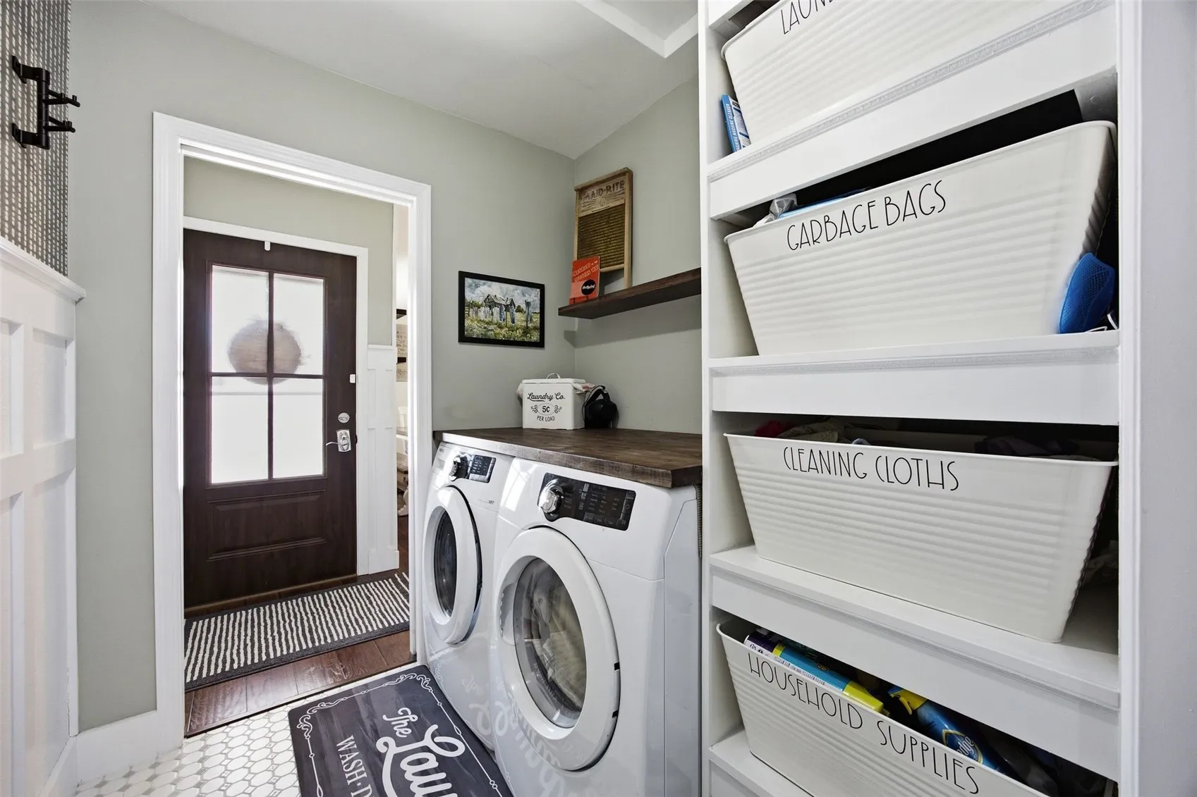 Main level laundry