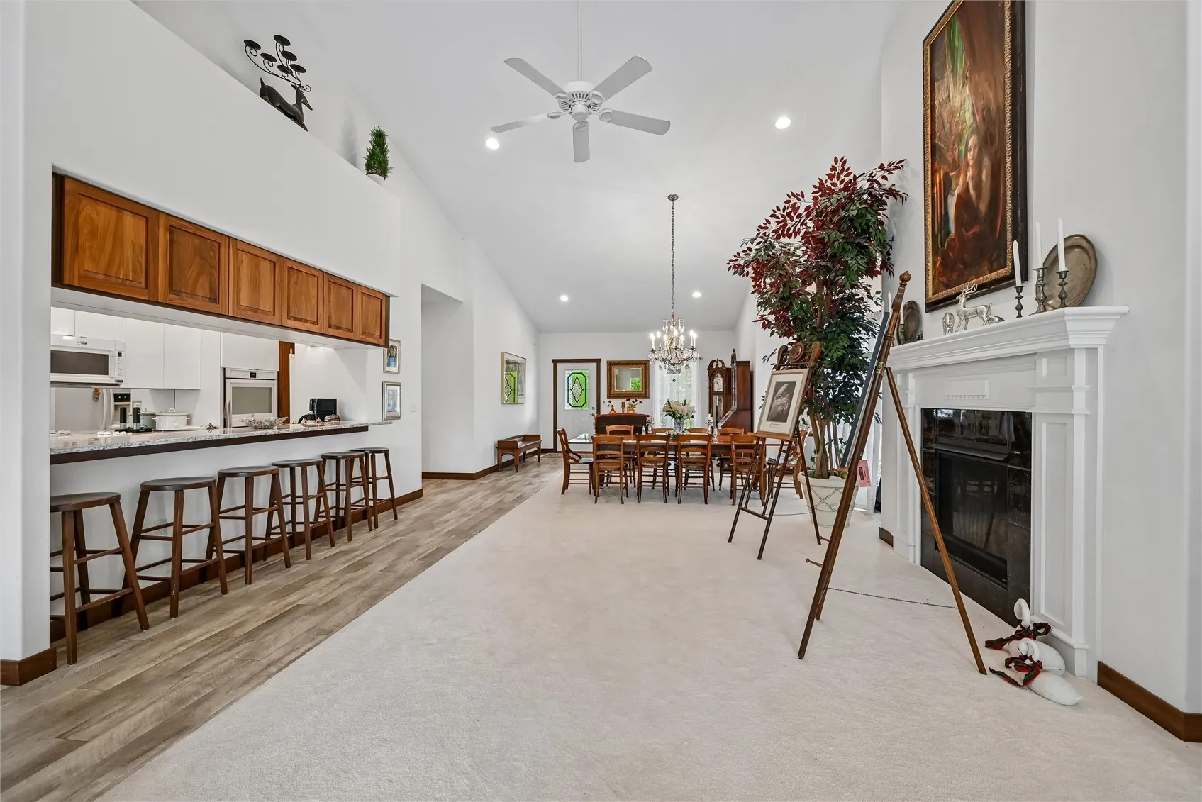Views to Entry & Formal Ding Area + Kitchen Breakfast Bar