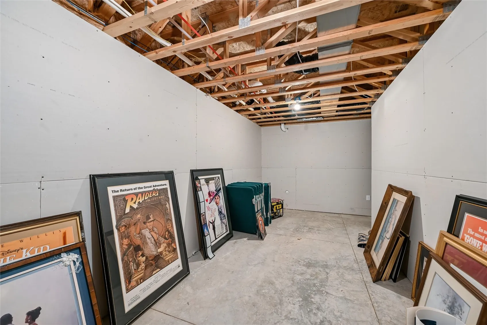 Large Storage Room off finished Rec Room
