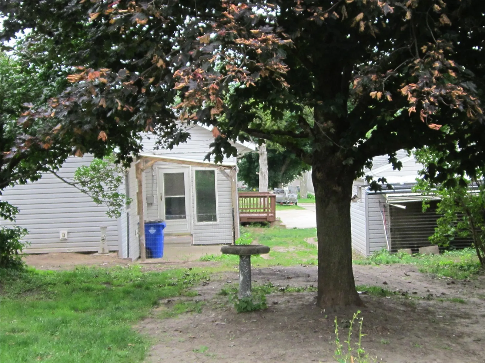 Patio off back entrance