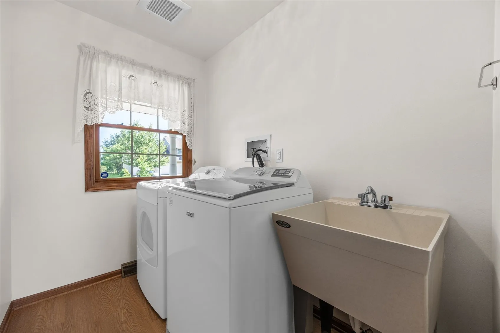 1st Floor Laundry Room with Sink