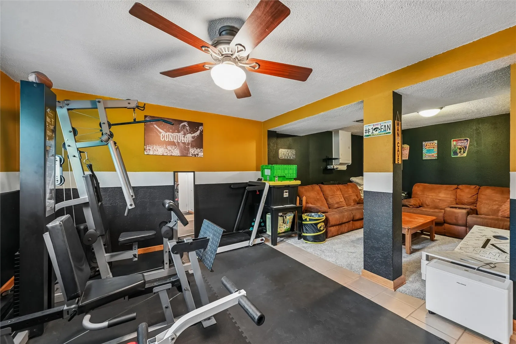 Lower level rec area