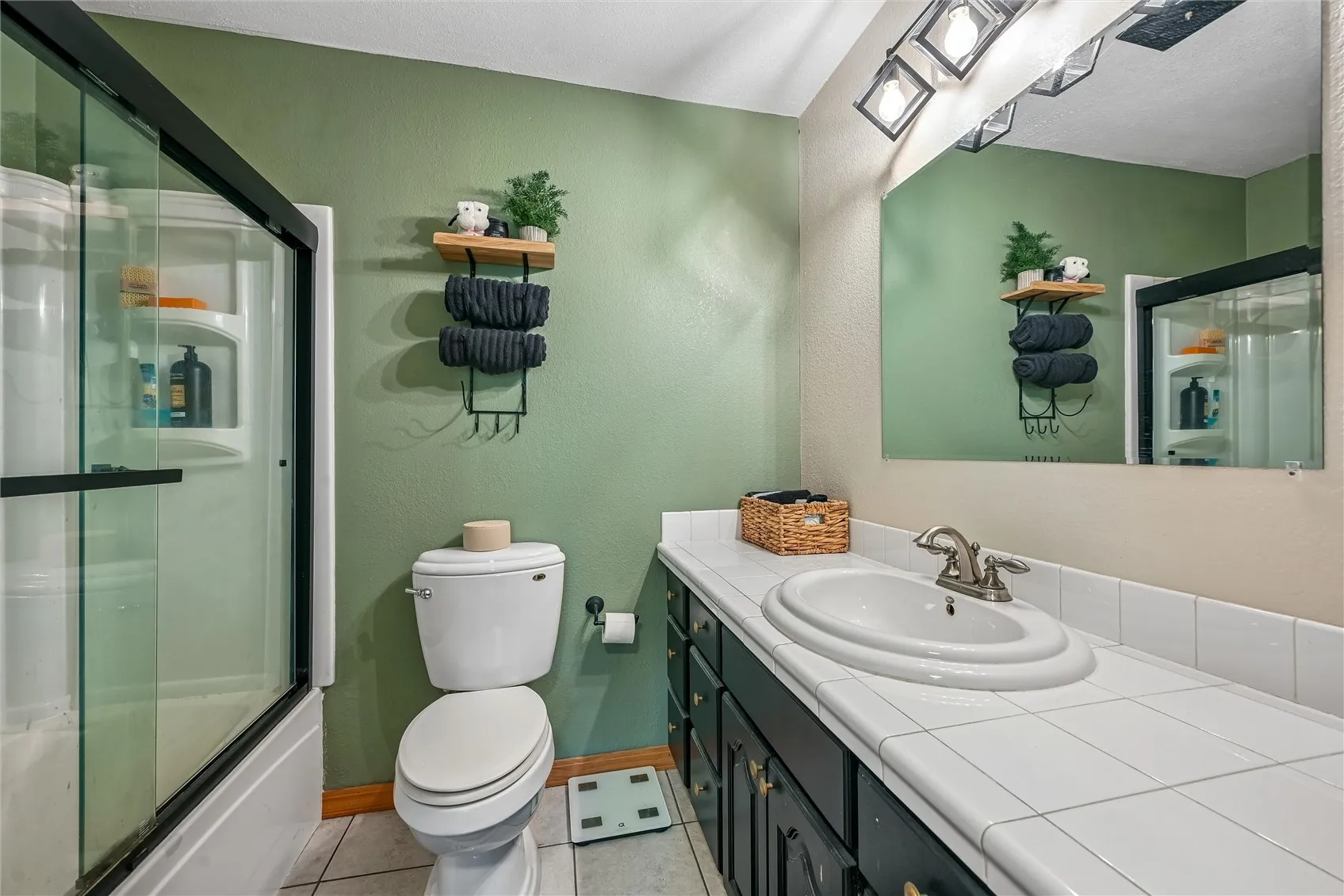 Hallway bathroom