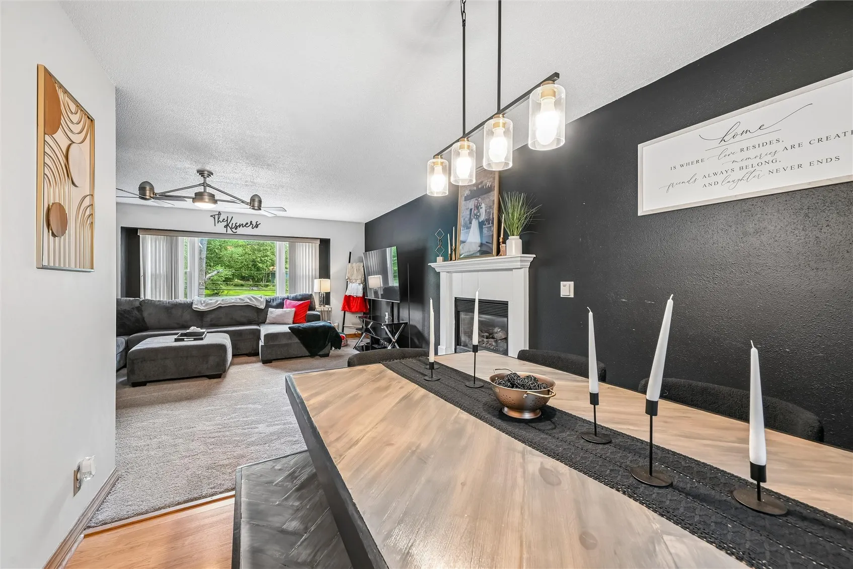Formal dining area