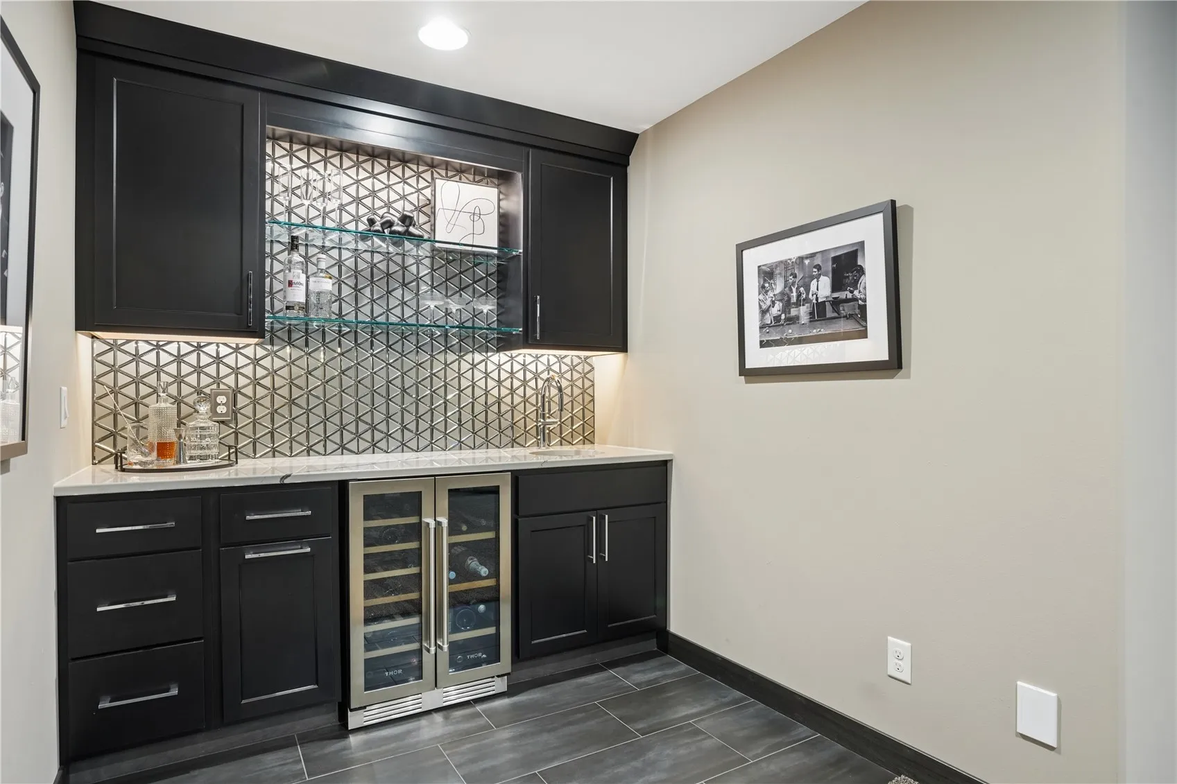 wet bar - lower level