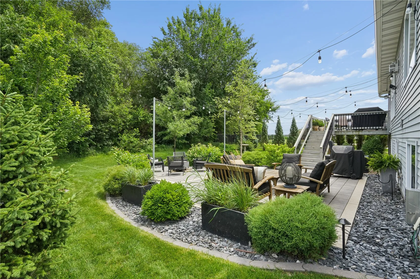 huge custom patio
