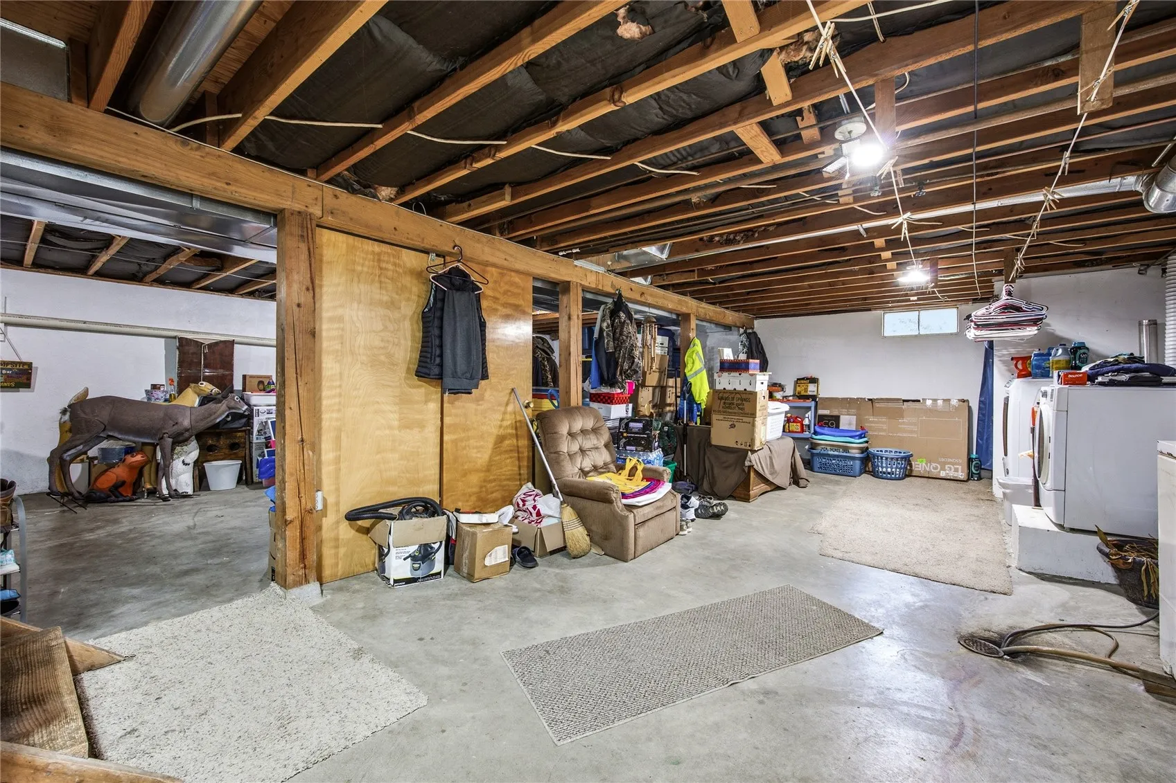 Unfinished basement