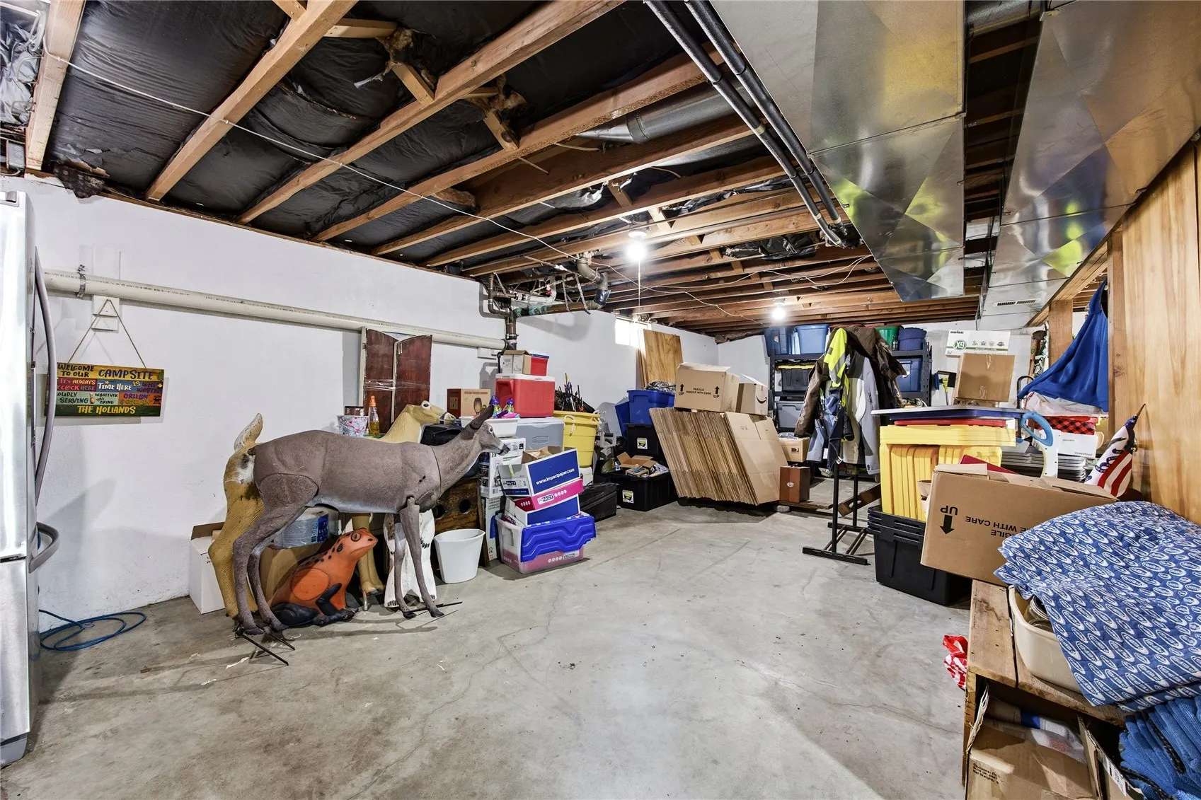 Unfinished basement