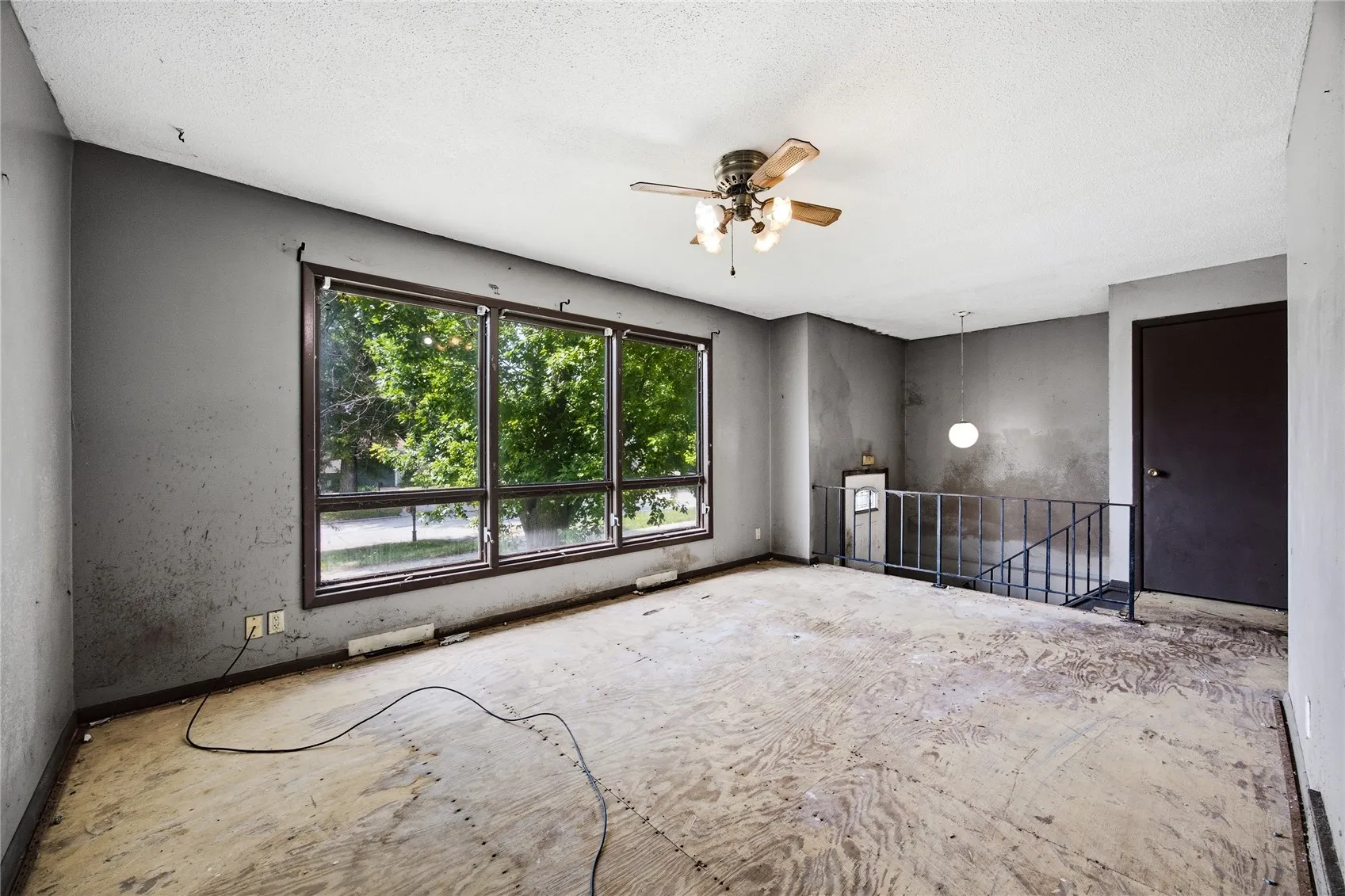 Carpet has been removed.
