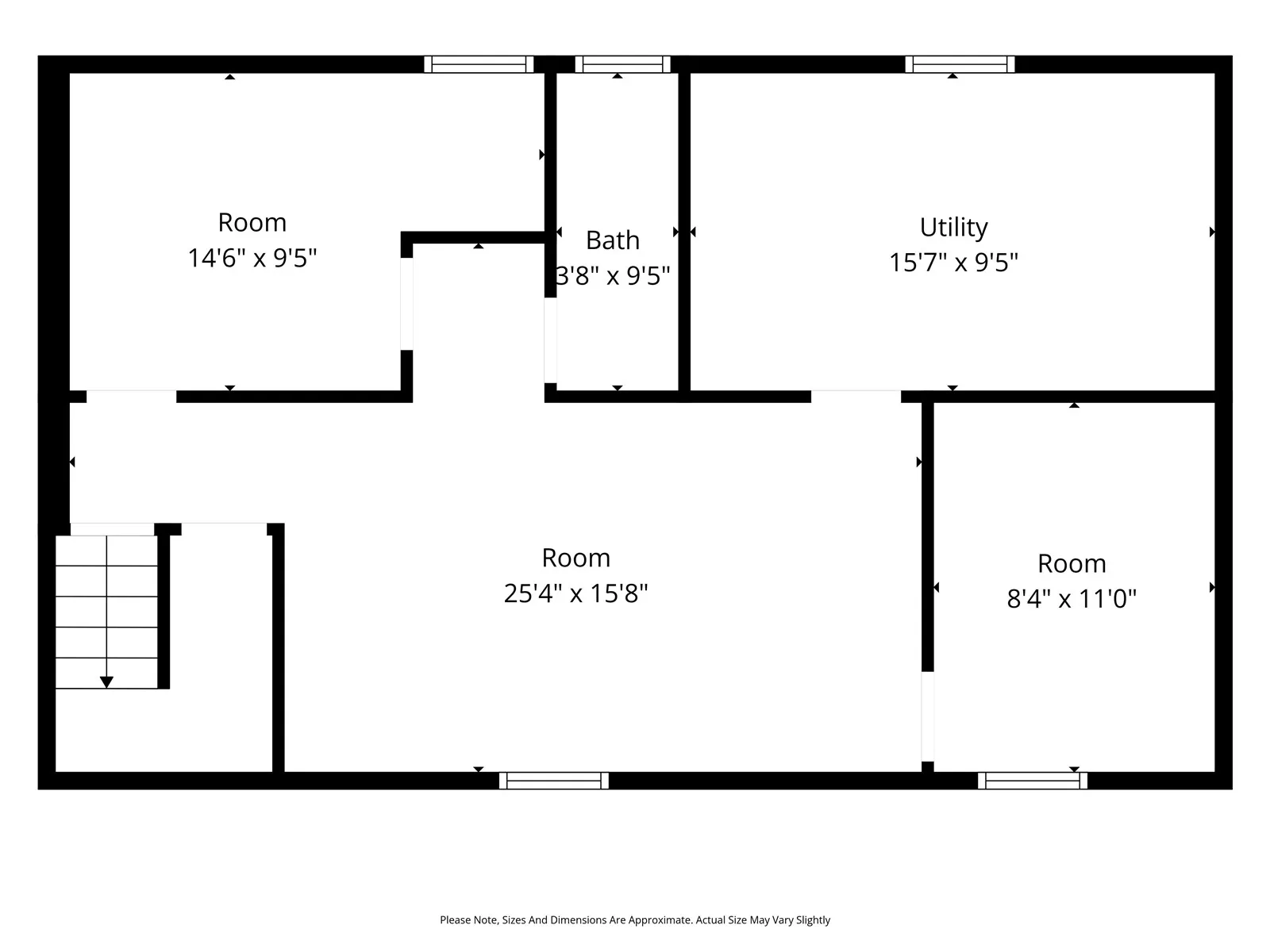 Floorplan: lower level