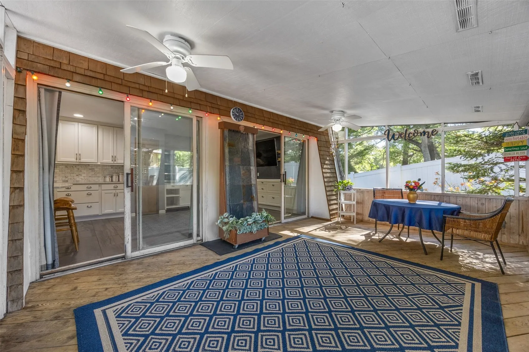 Screened In Porch - from dining room to backyard